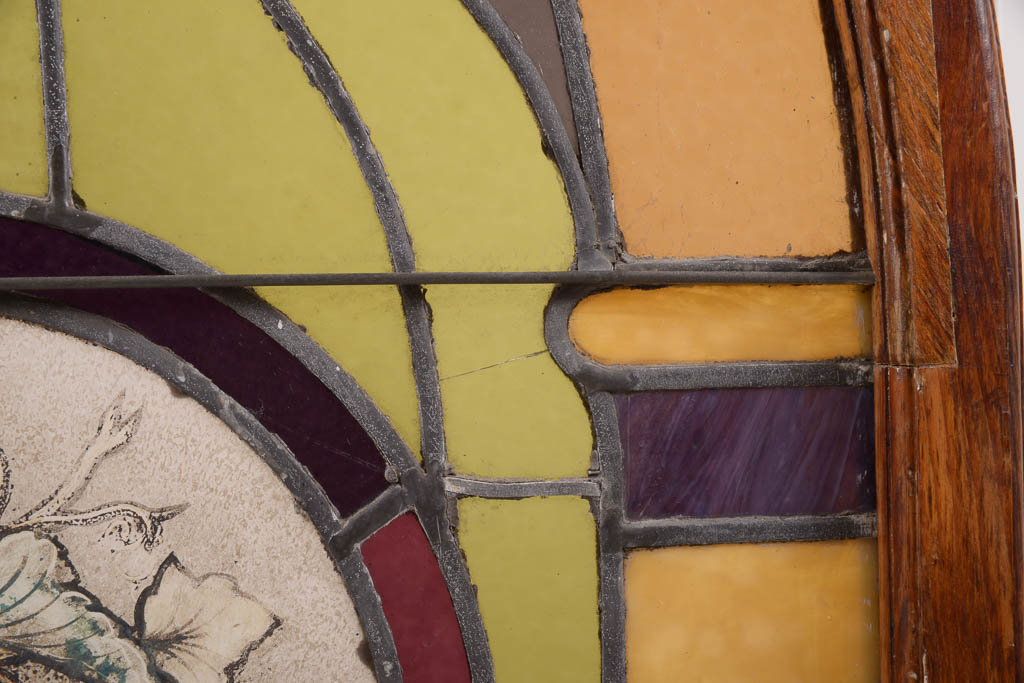 Antique Cathedral Stained Glass Window