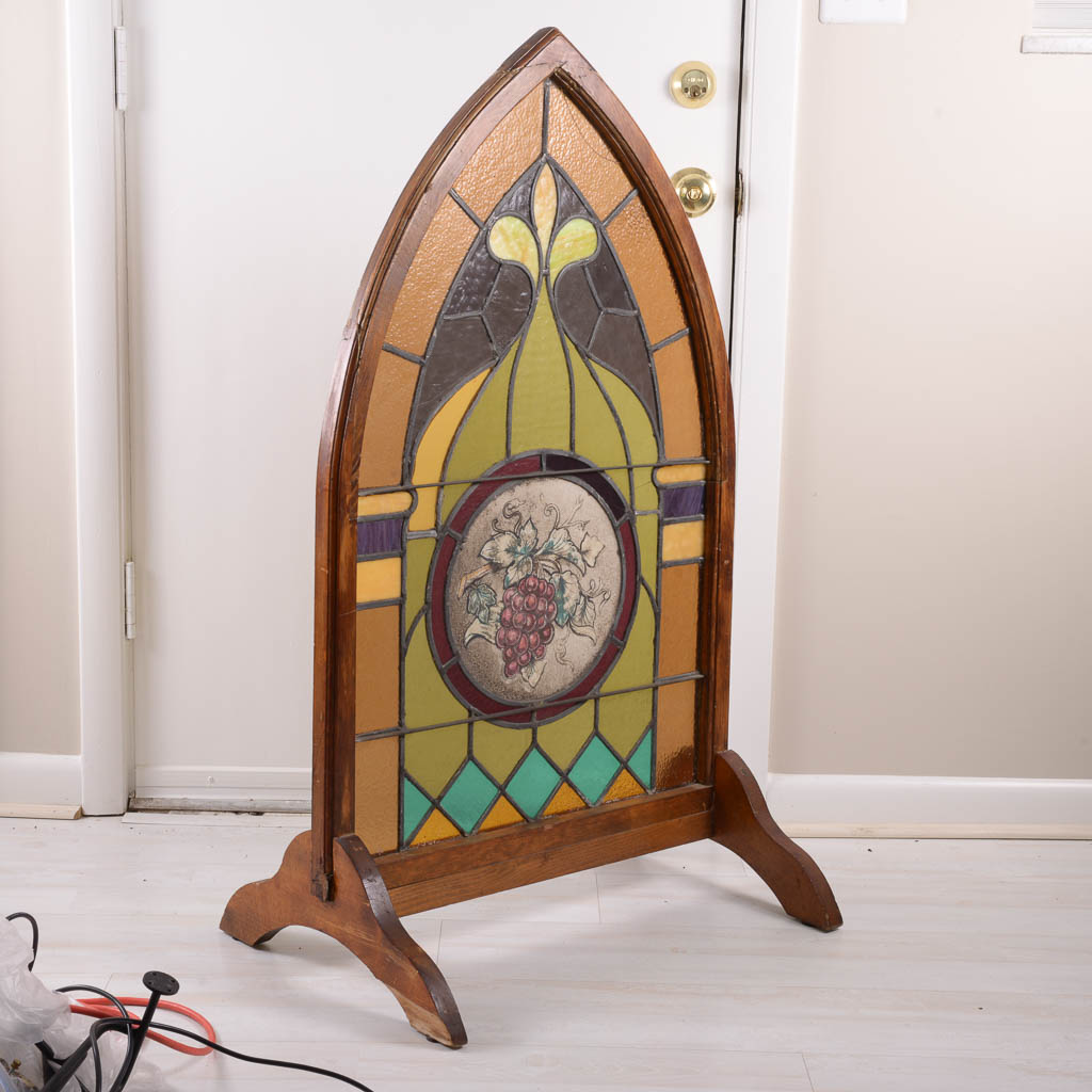 Antique Cathedral Stained Glass Window