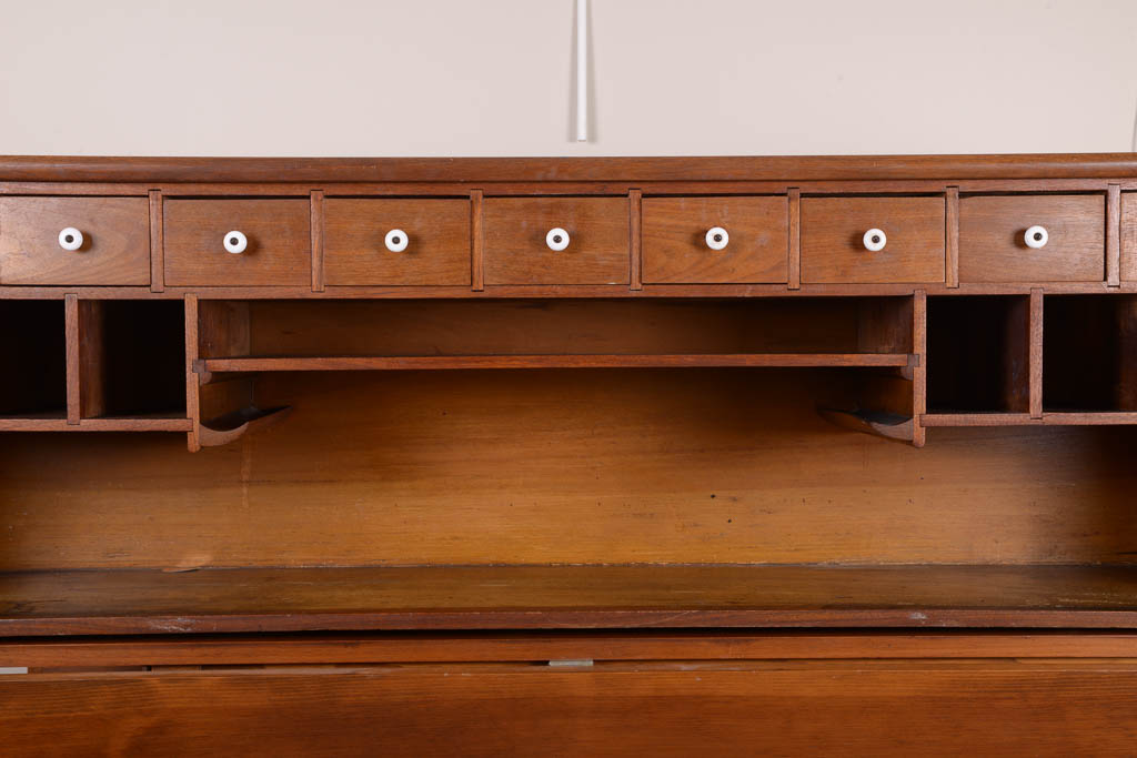 Antique Oak Desk Hutch