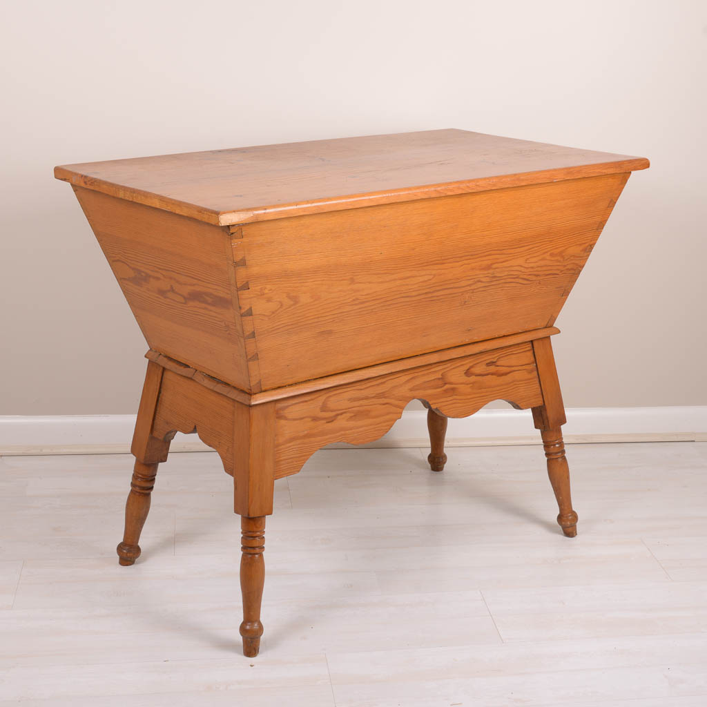 Antique Pine Storage Table