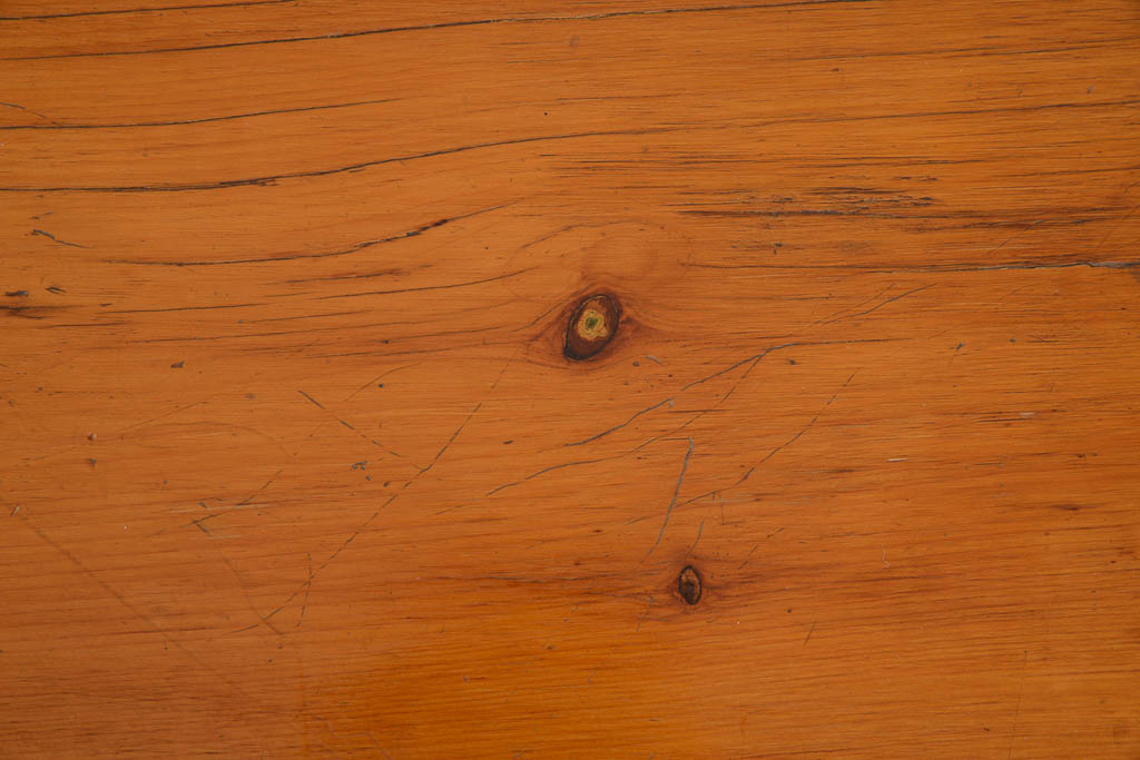 Antique Pine Storage Table