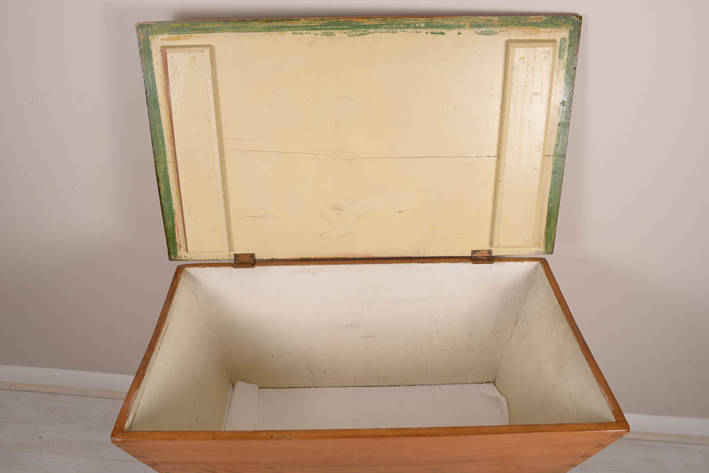 Antique Pine Storage Table