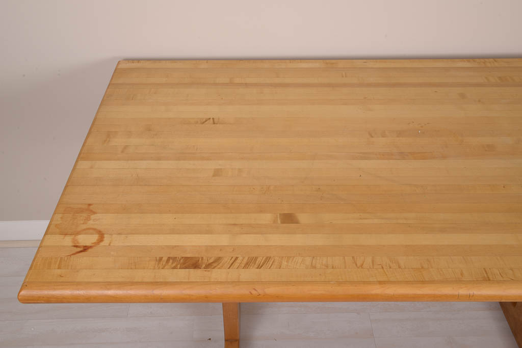 Maple Butcher Block Dining Table