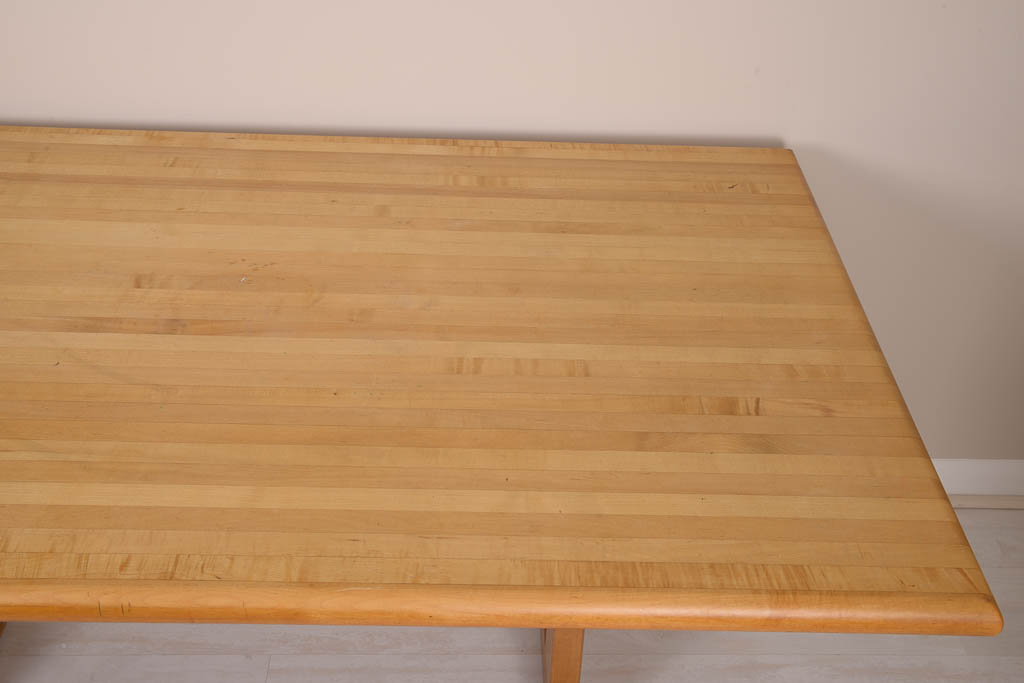 Maple Butcher Block Dining Table