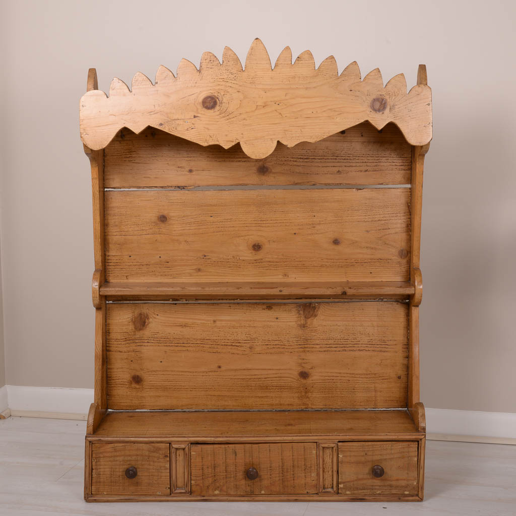 Antique Pine Hanging Shelf