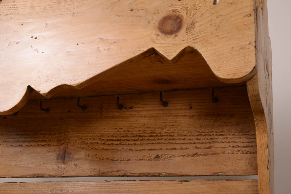 Antique Pine Hanging Shelf