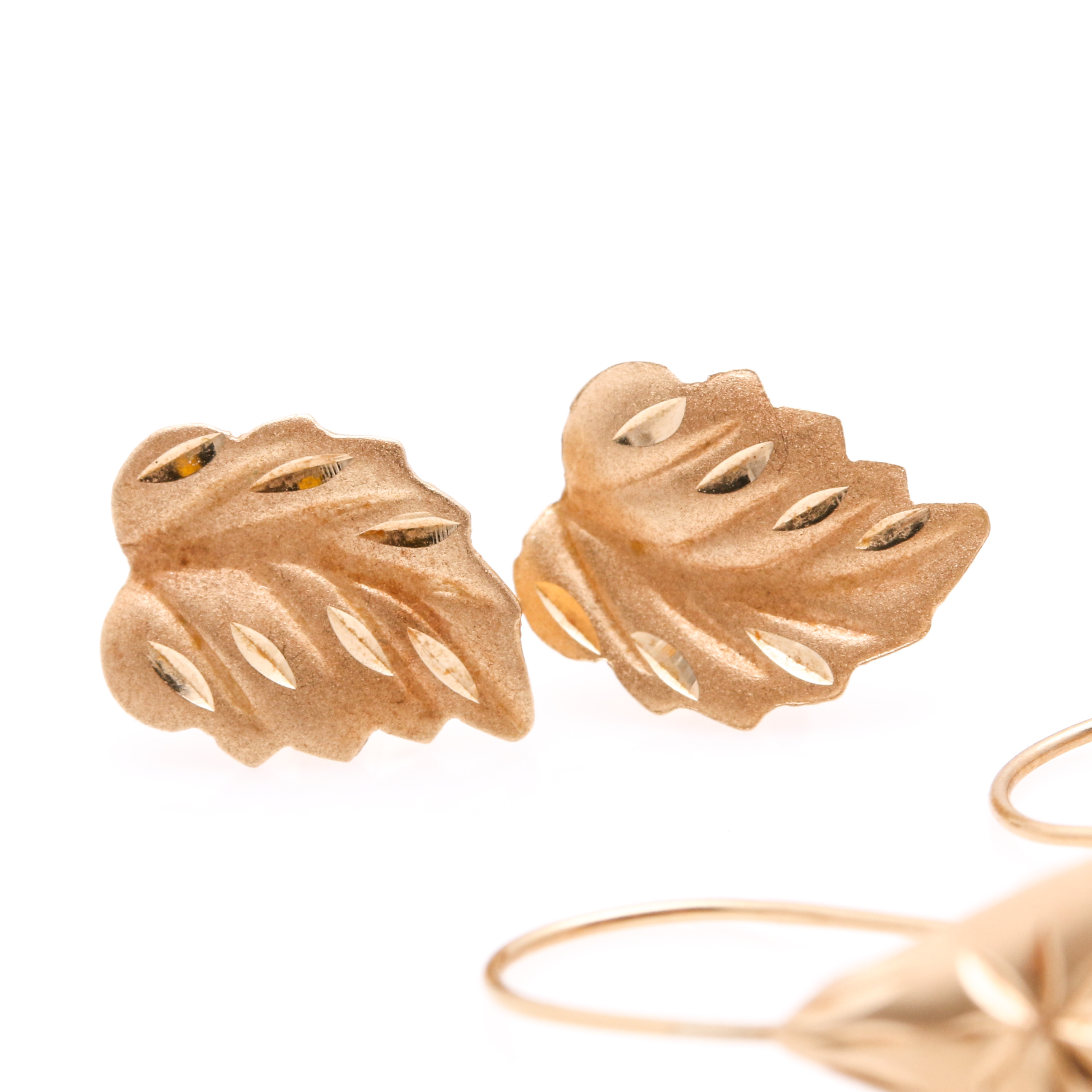 14K Yellow Gold Assorted Earrings