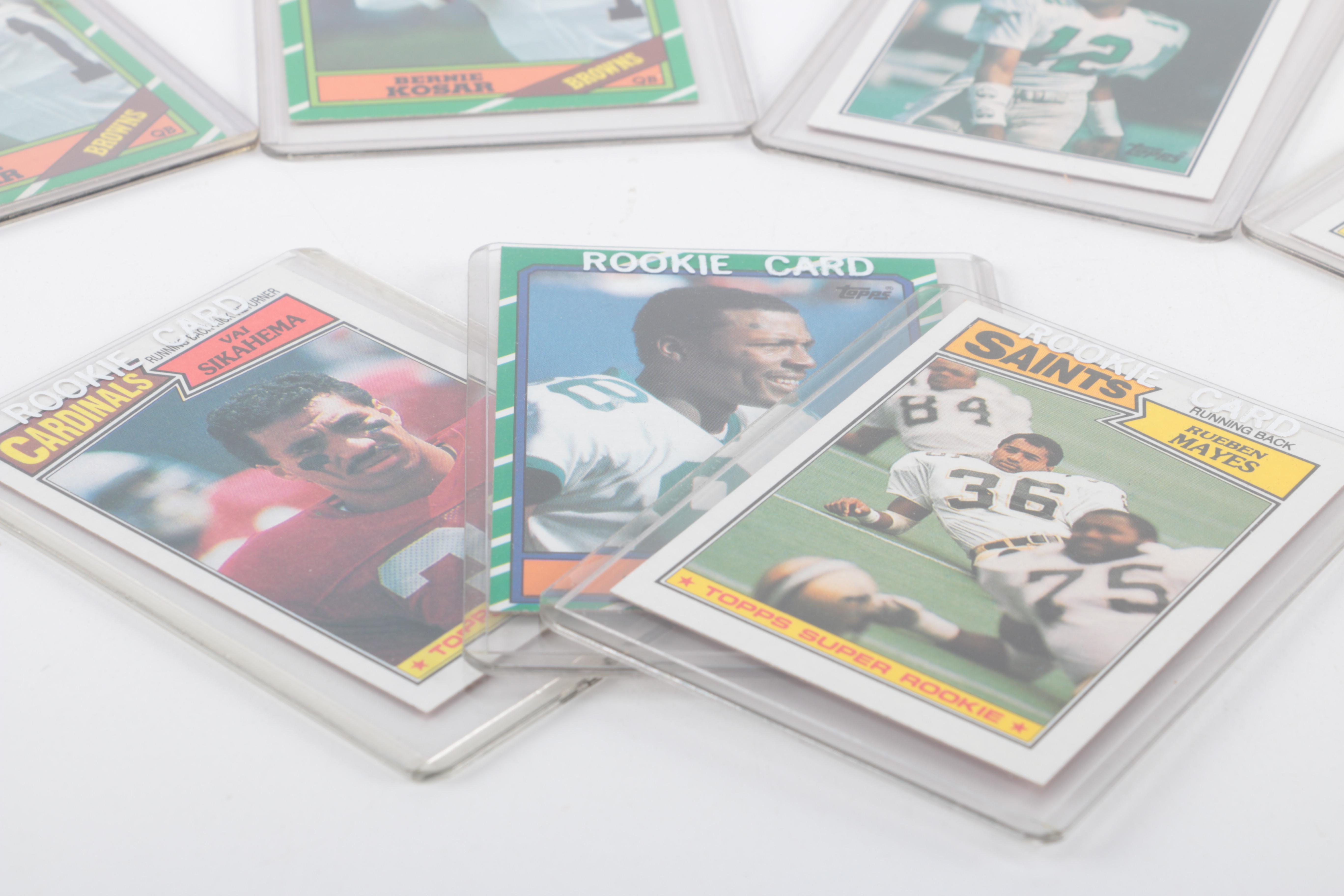 Assorted Football Trading Cards