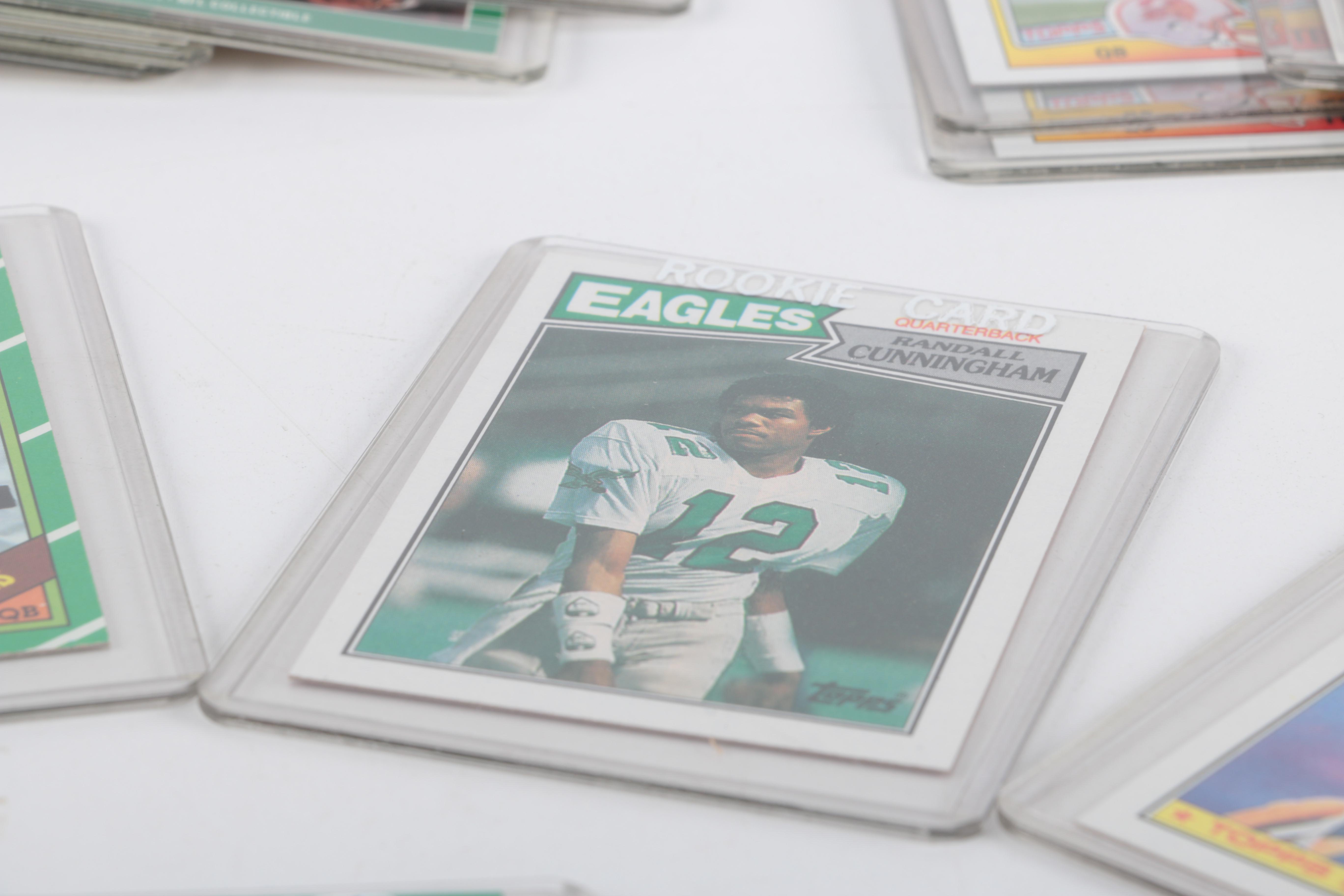 Assorted Football Trading Cards