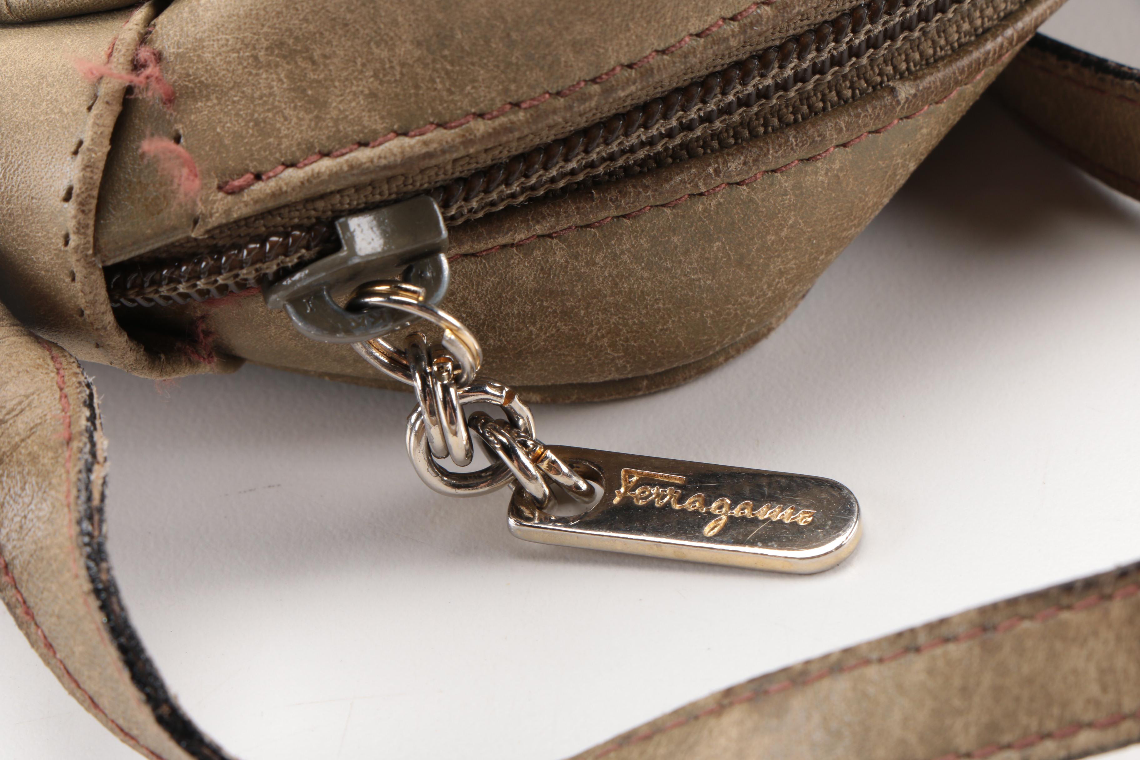 Vintage Salvatore Ferragamo Leather Crossbody