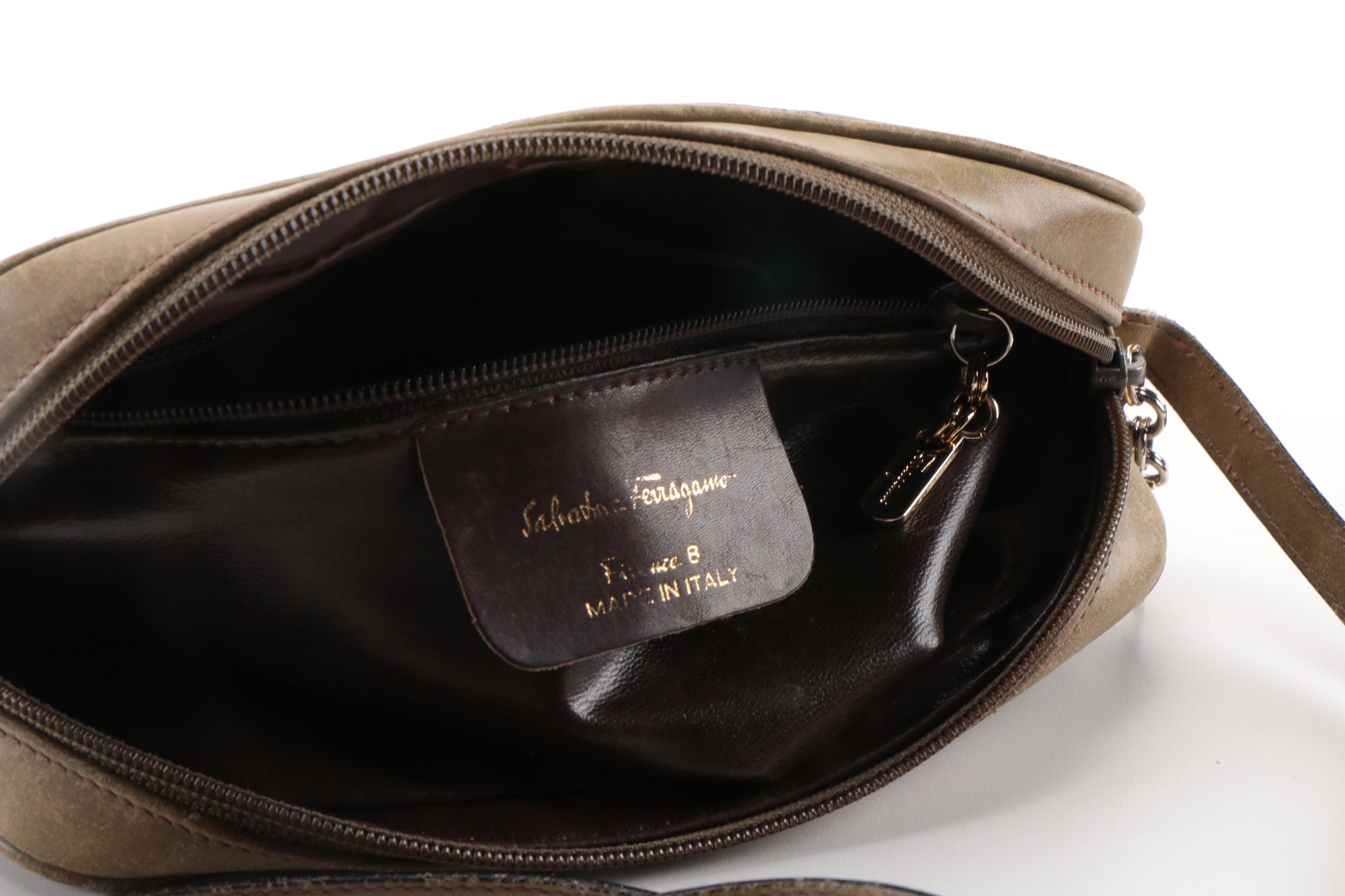 Vintage Salvatore Ferragamo Leather Crossbody