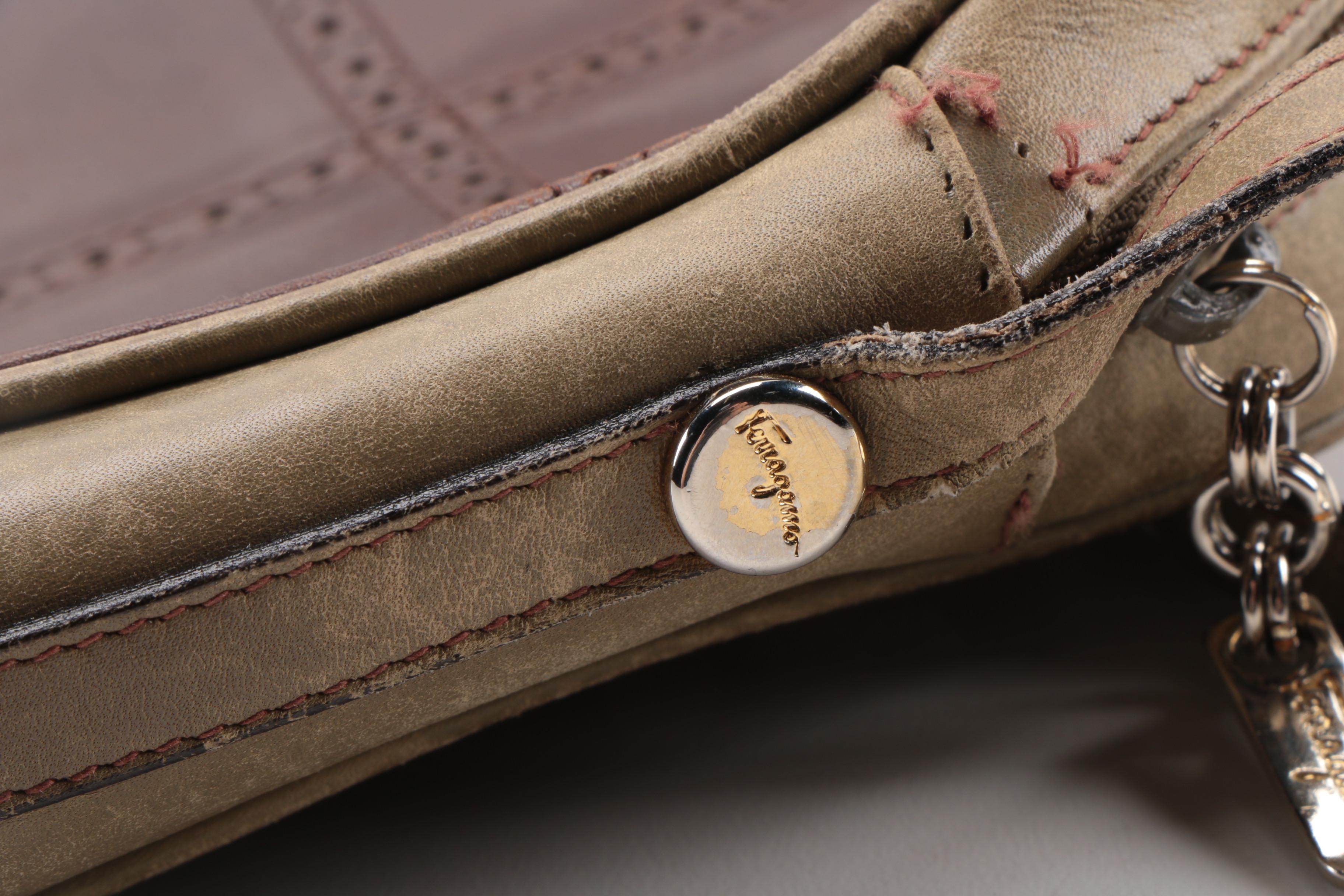 Vintage Salvatore Ferragamo Leather Crossbody