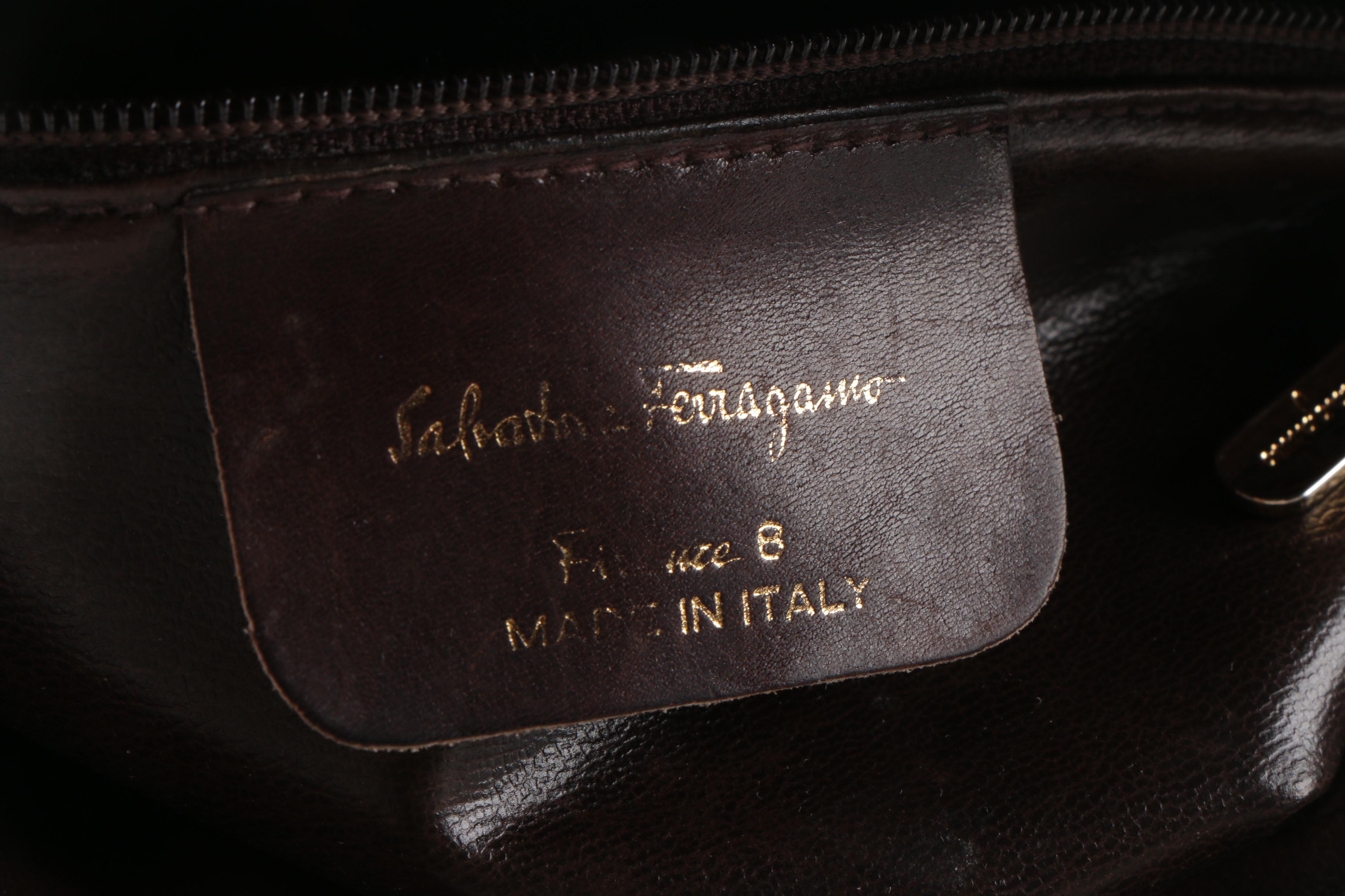 Vintage Salvatore Ferragamo Leather Crossbody