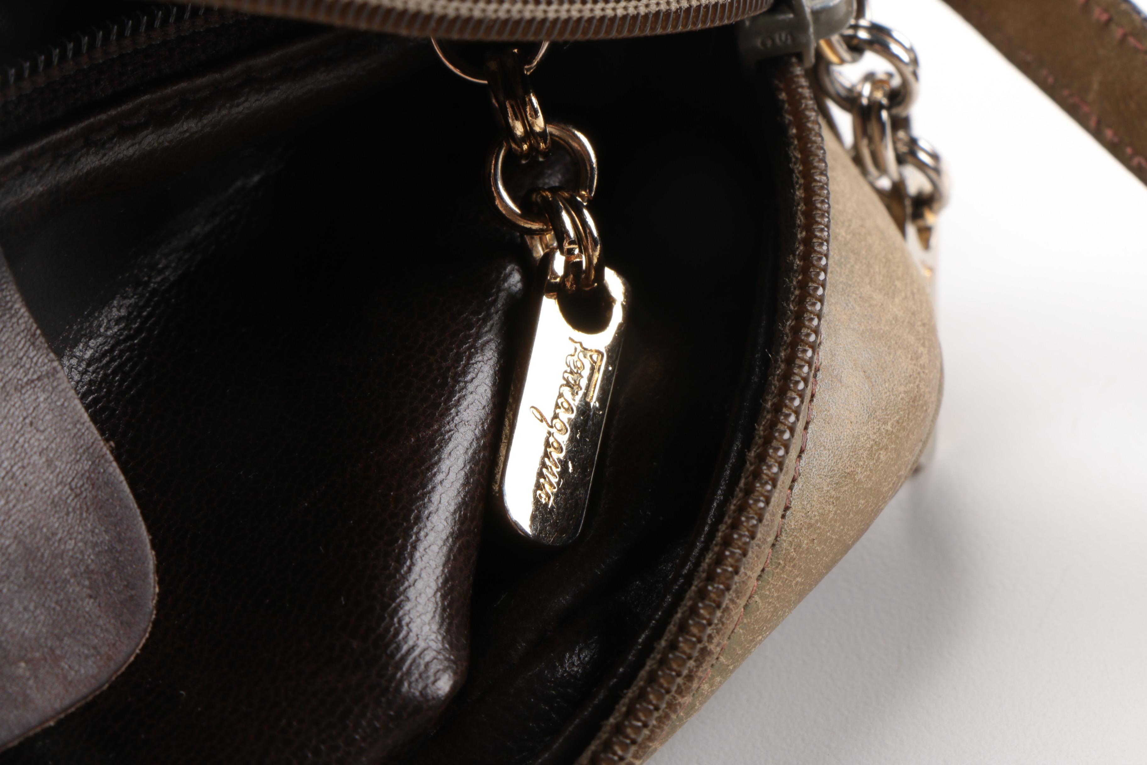 Vintage Salvatore Ferragamo Leather Crossbody