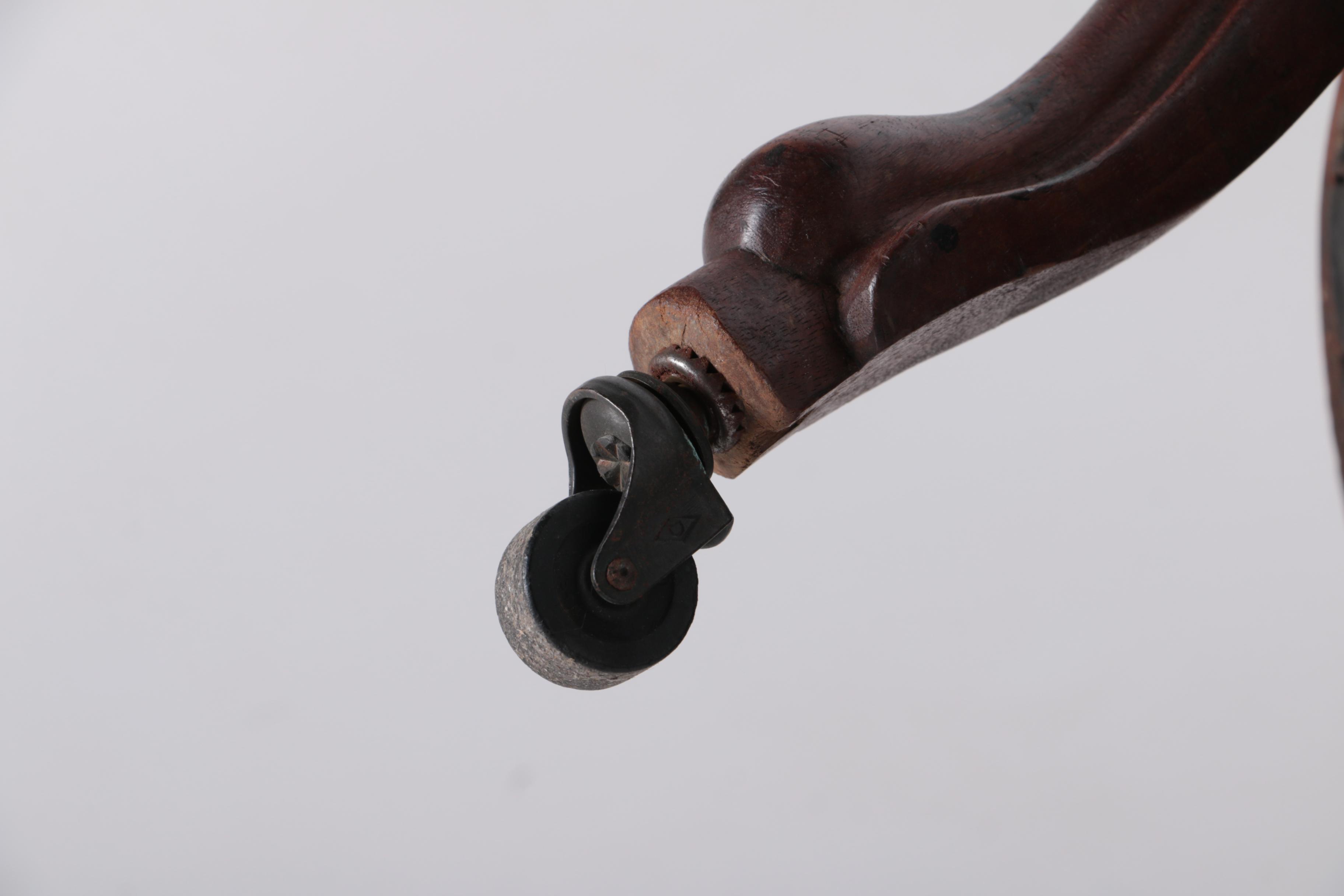 Antique Victorian Rococo Revival Parlor Chair