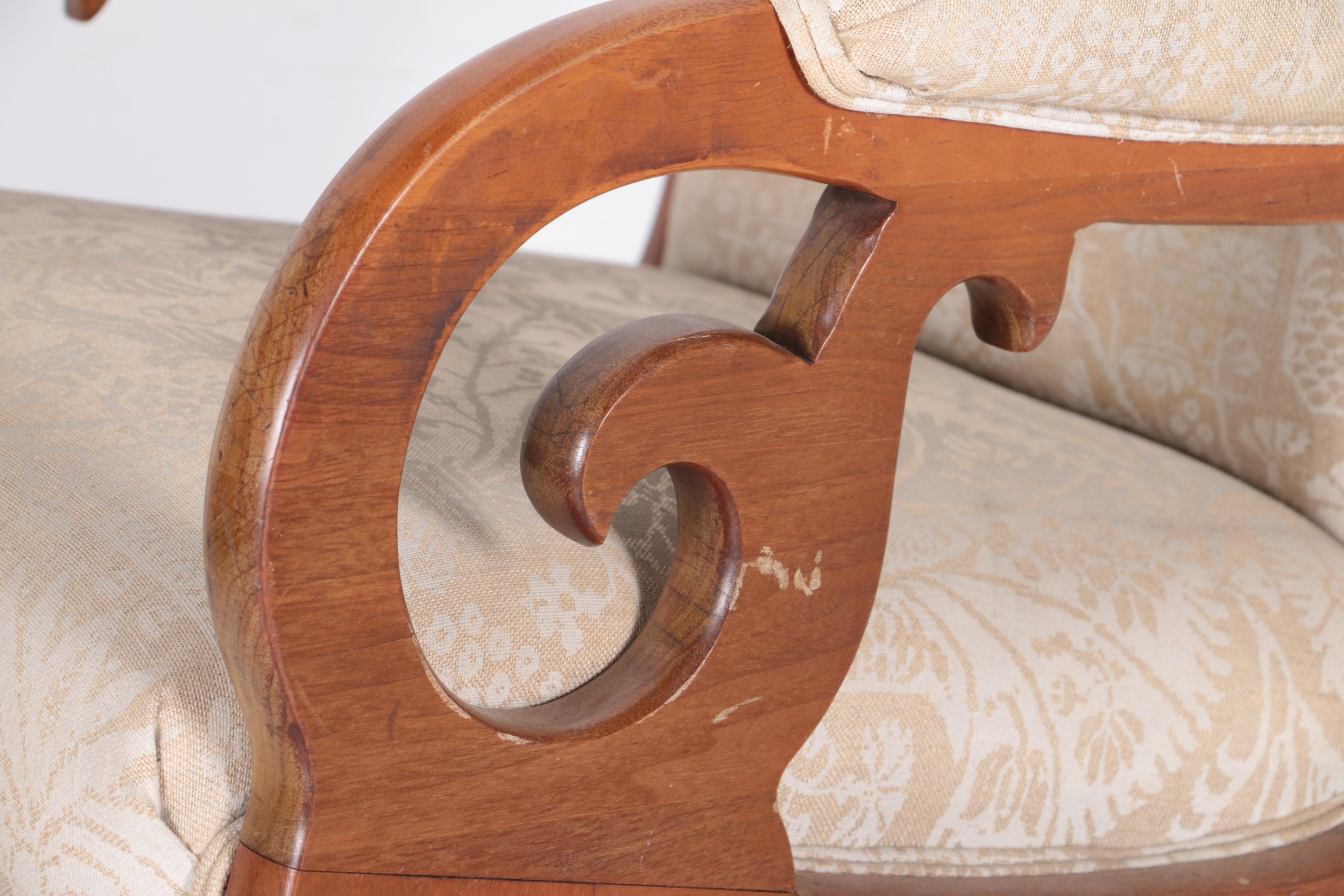 Antique Victorian Rococo Revival Rocking Chair