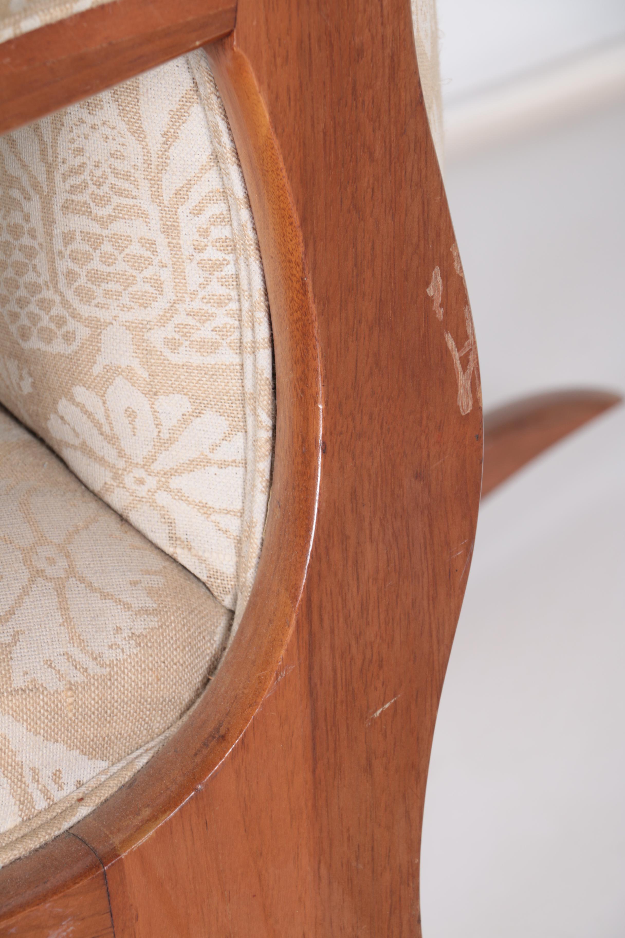 Antique Victorian Rococo Revival Rocking Chair