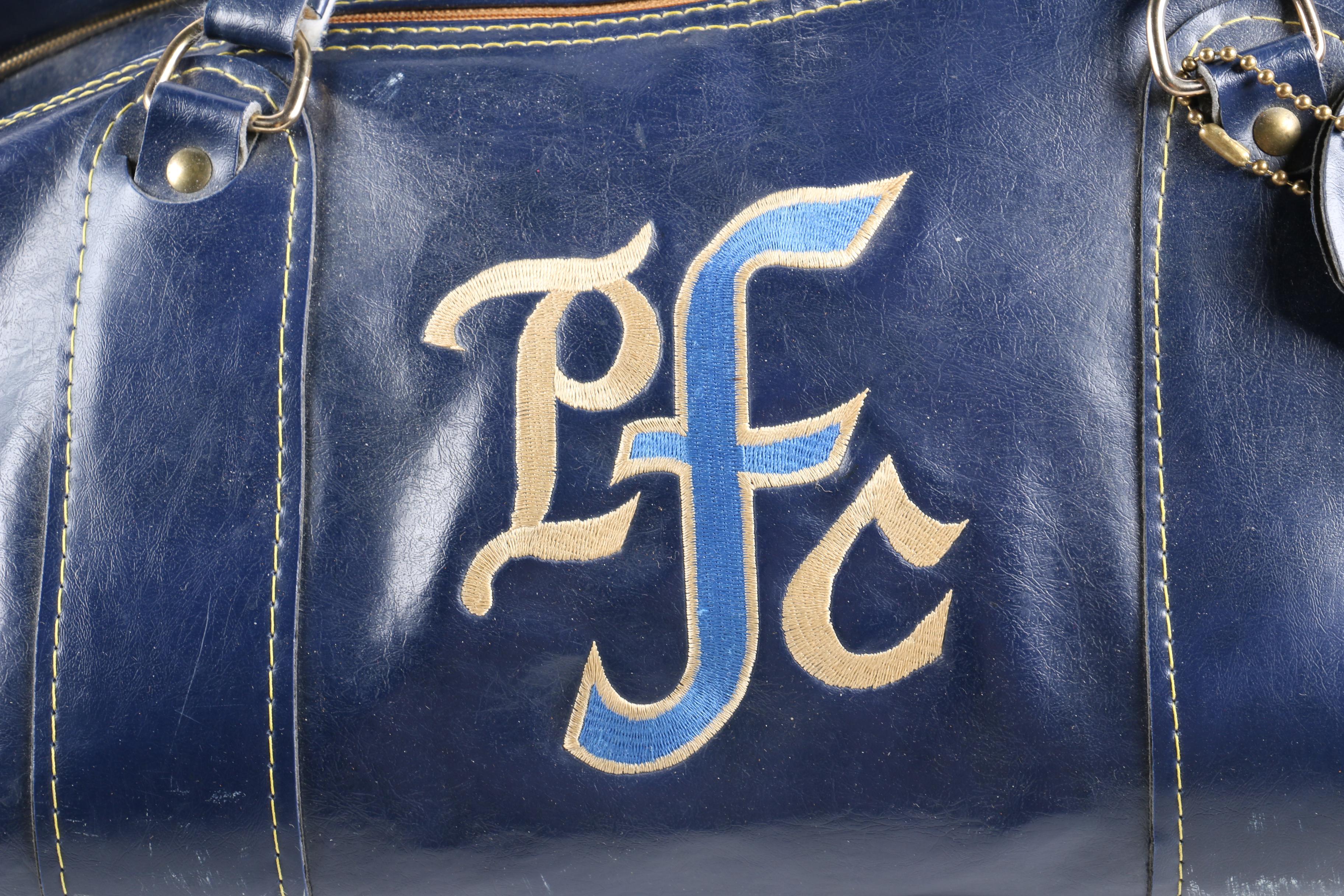 Monogrammed Vinyl Carryall Bag