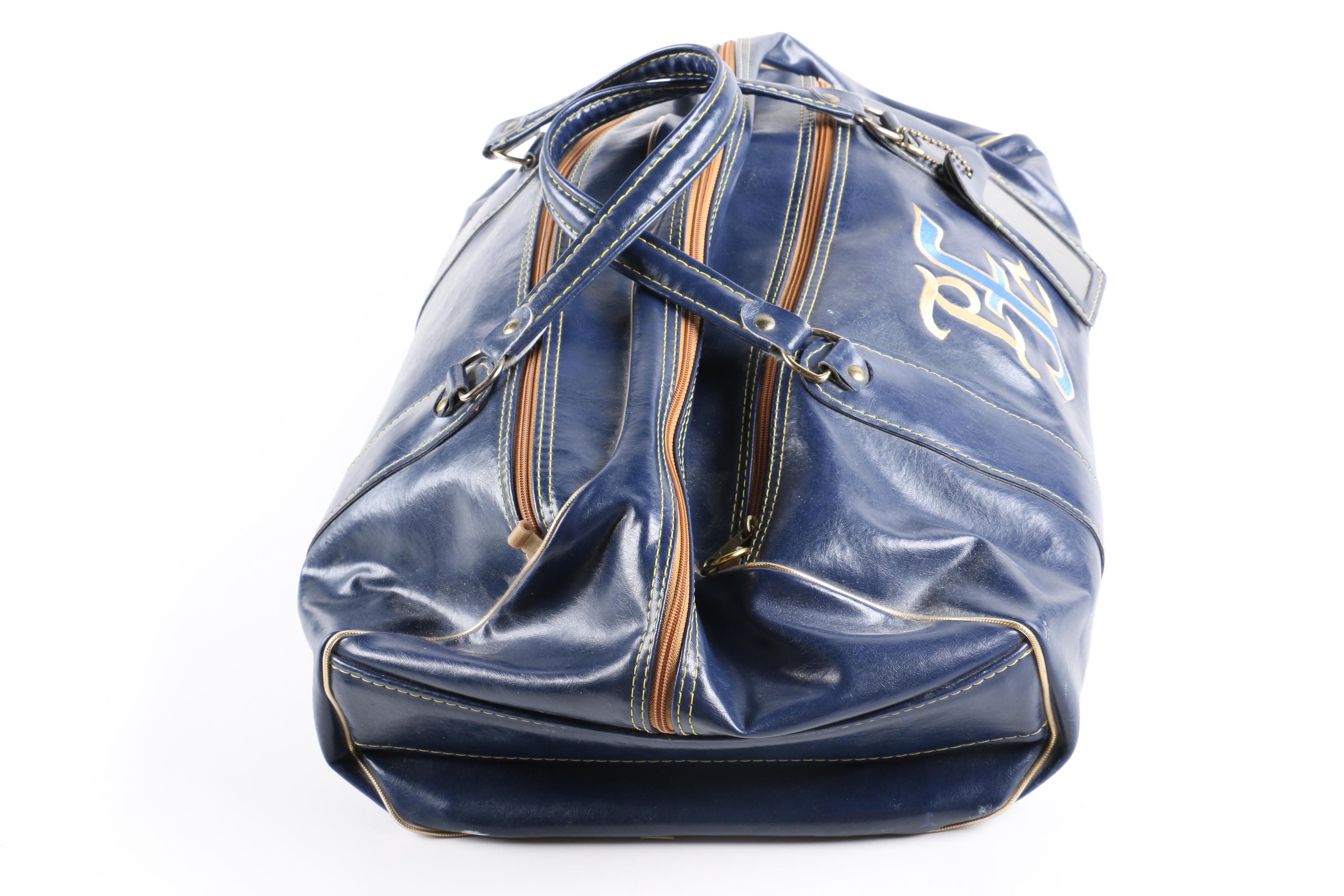 Monogrammed Vinyl Carryall Bag