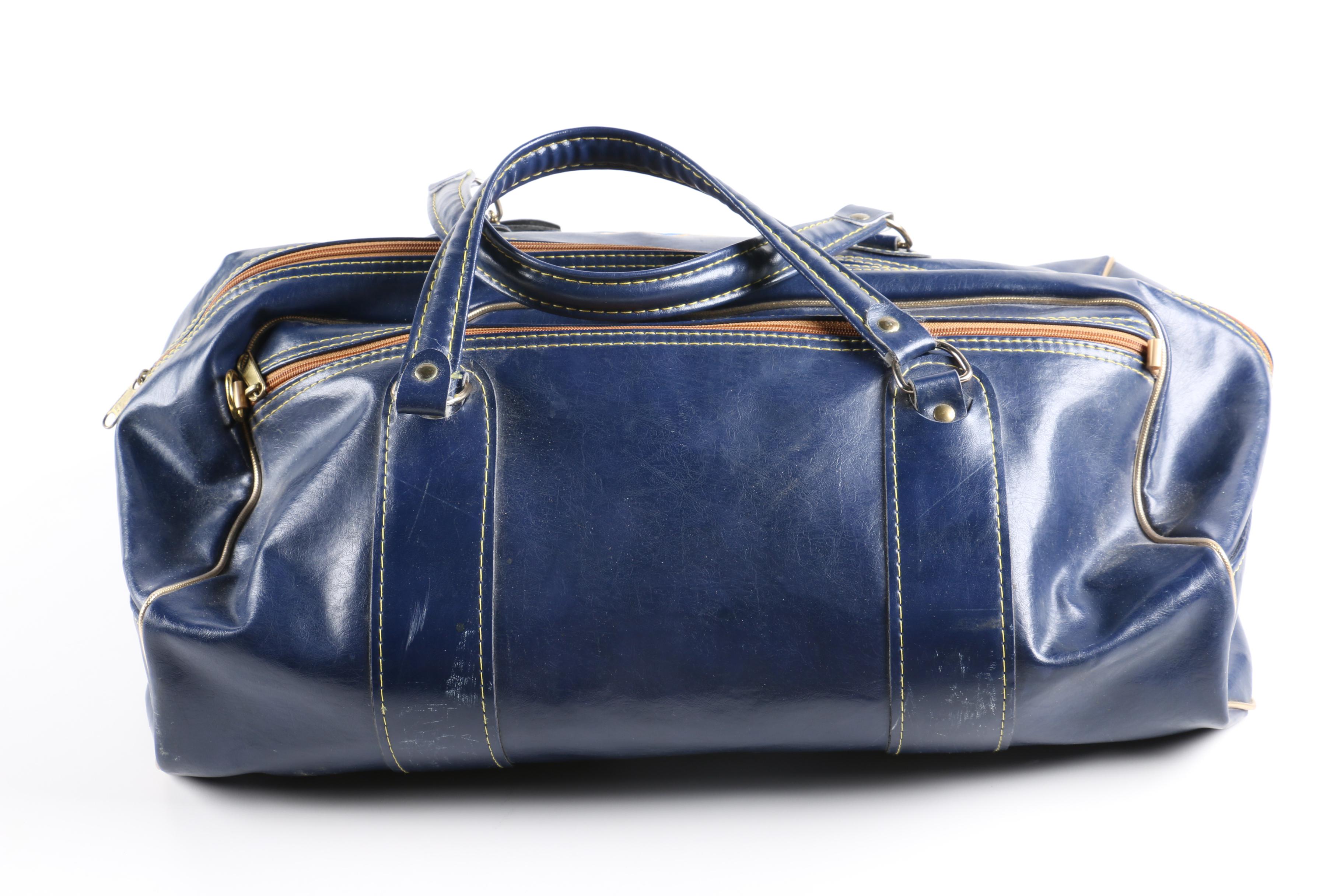 Monogrammed Vinyl Carryall Bag