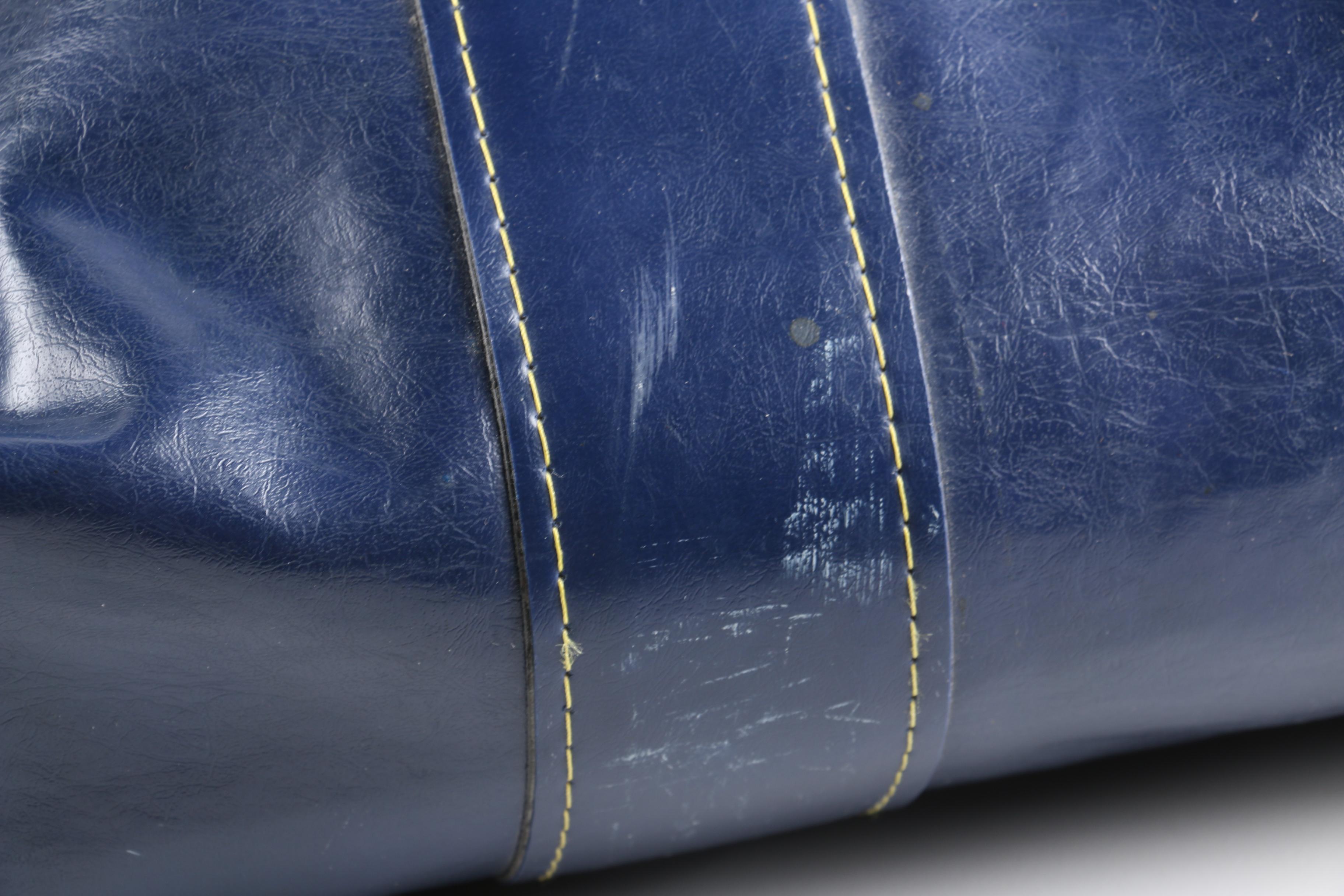 Monogrammed Vinyl Carryall Bag