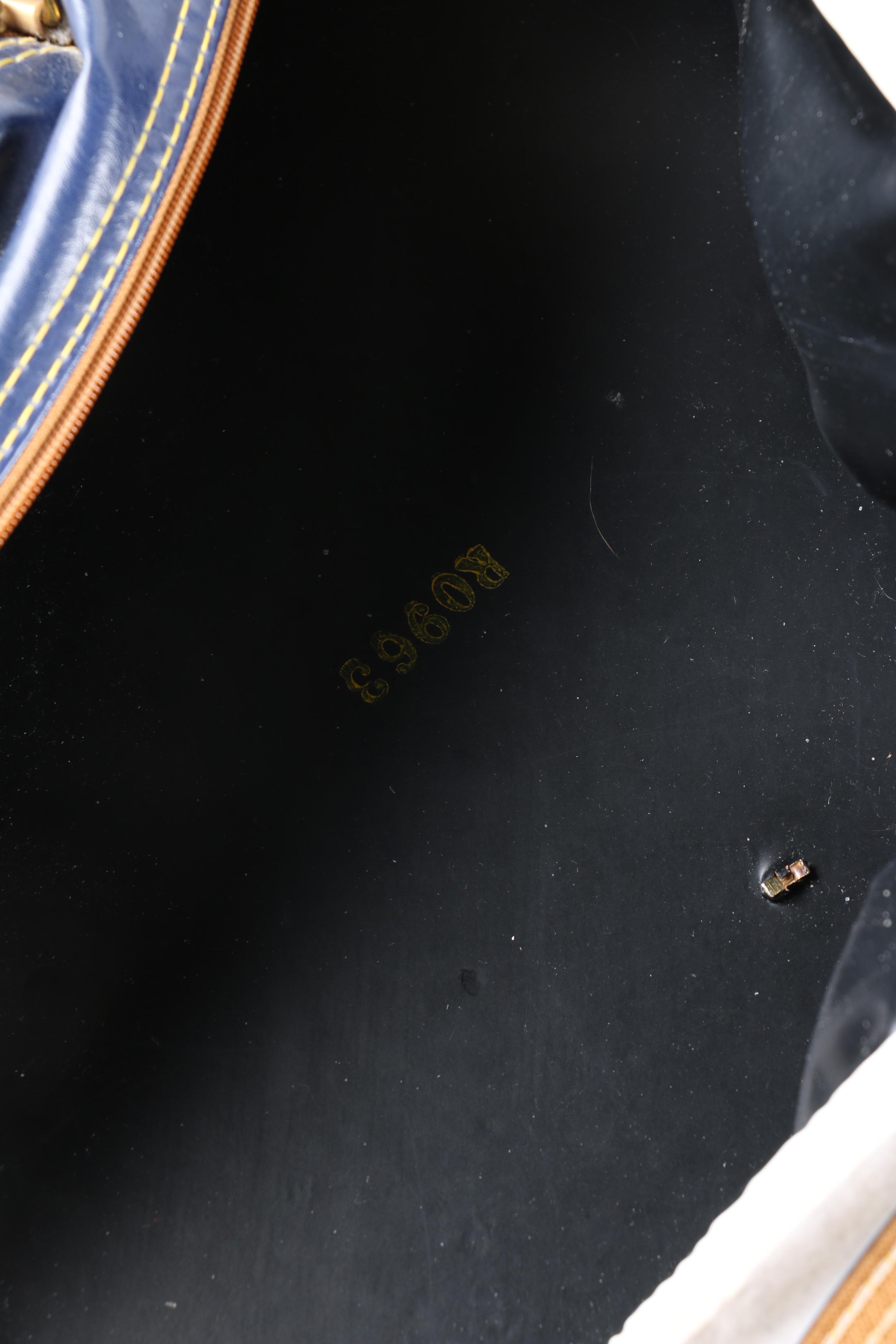 Monogrammed Vinyl Carryall Bag