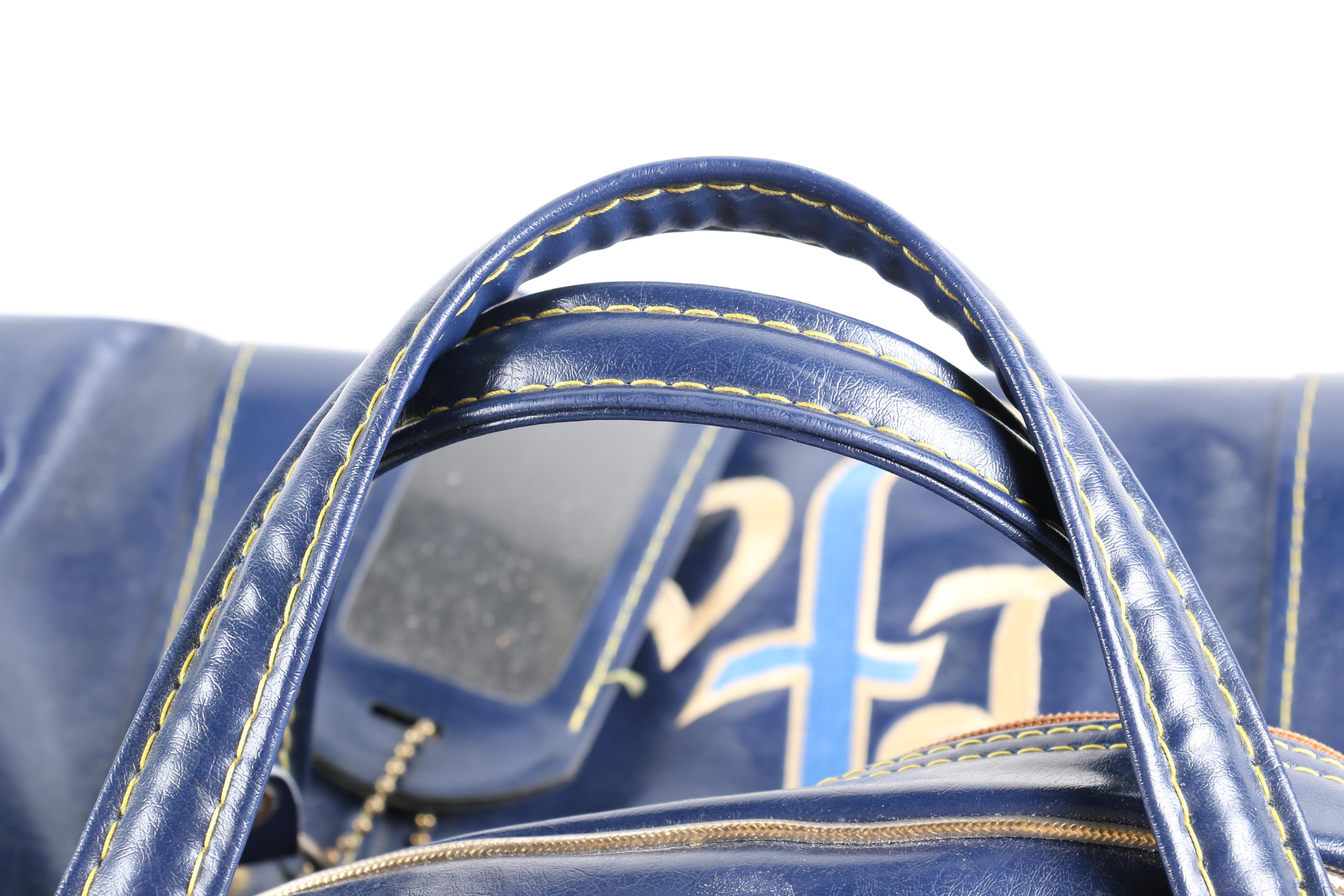 Monogrammed Vinyl Carryall Bag