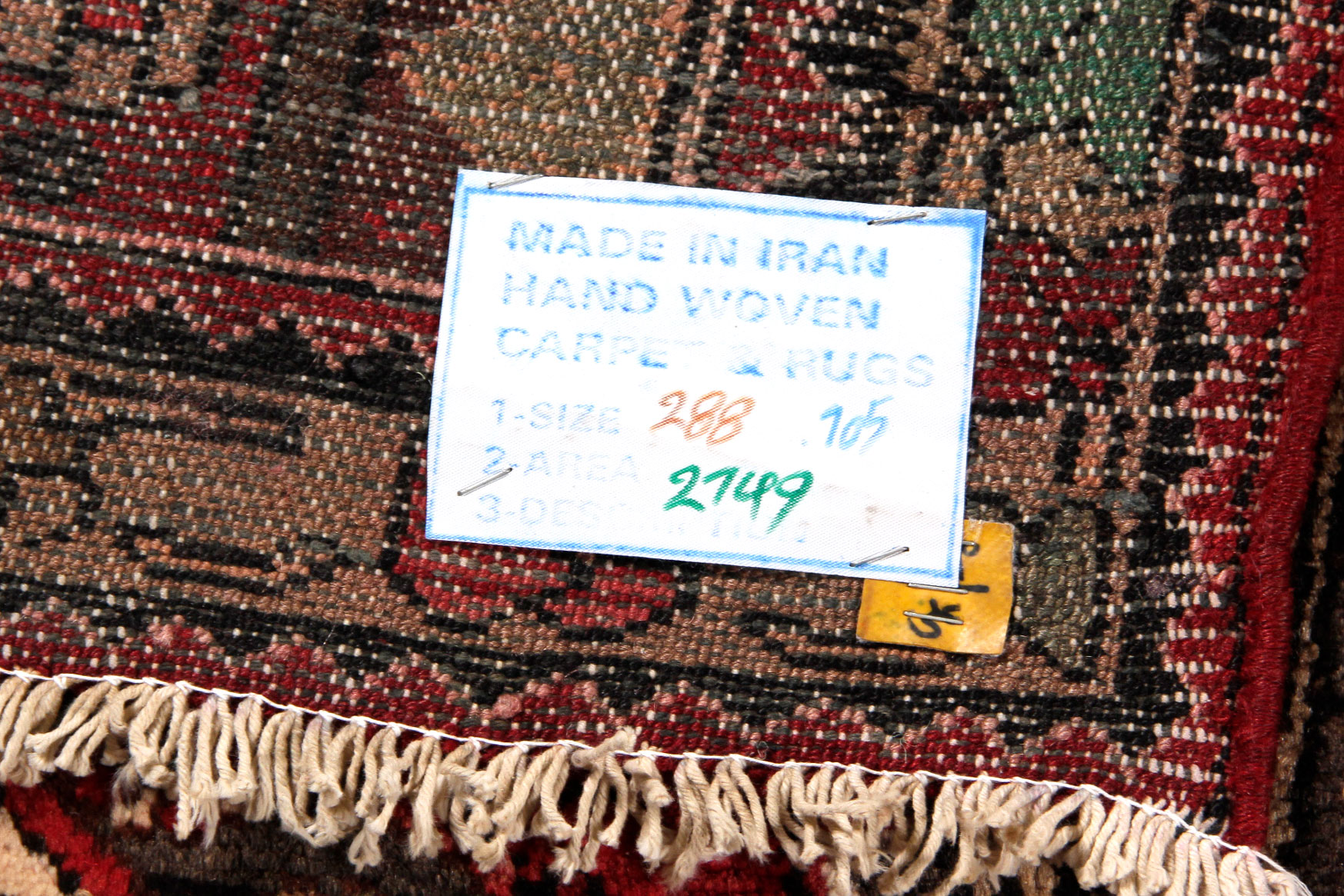 Vintage Persian Karajeh Heriz Rug Runner