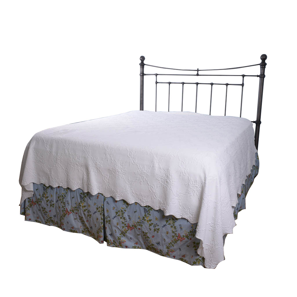 Queen Wrought Iron Headboard With Metal Bed Frame