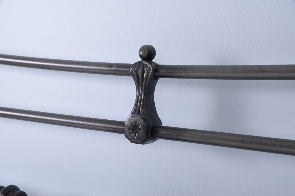 Queen Wrought Iron Headboard With Metal Bed Frame