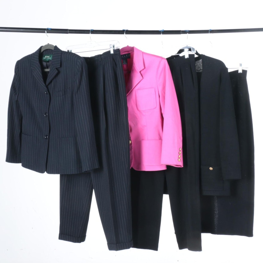 Ralph Lauren and St. John Women's Suits