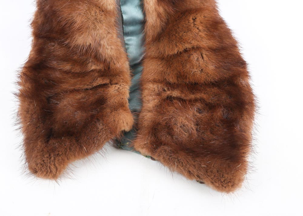 Fur Cloche Hats and Collar