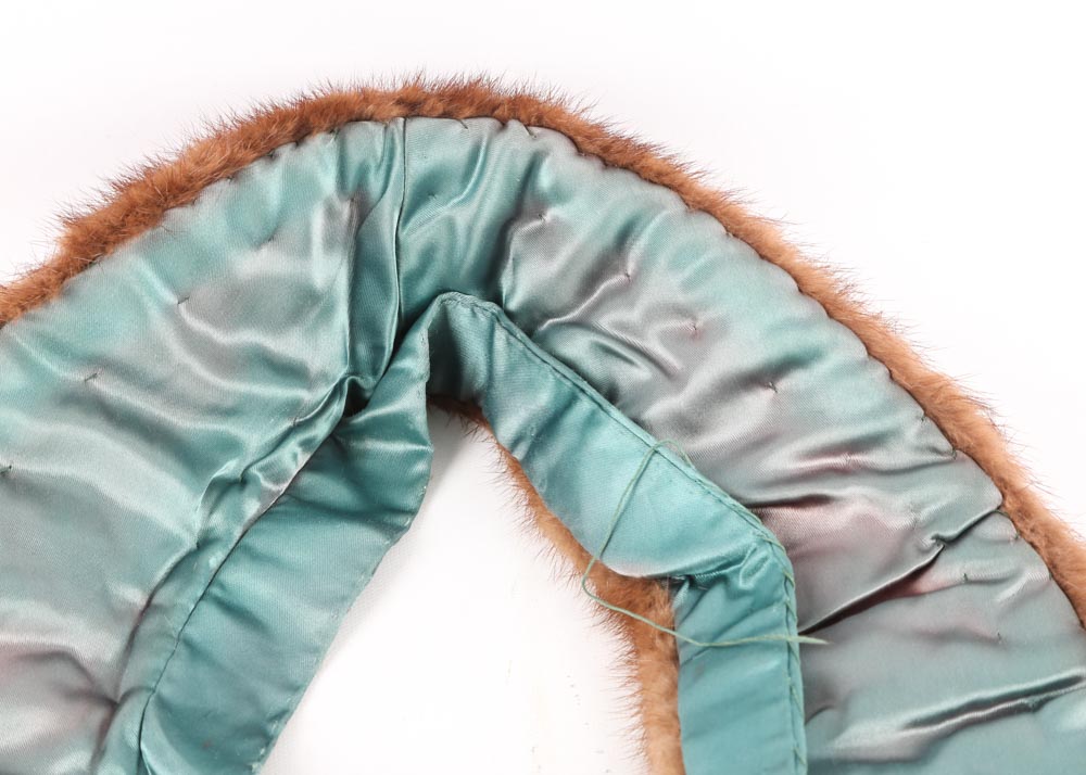 Fur Cloche Hats and Collar