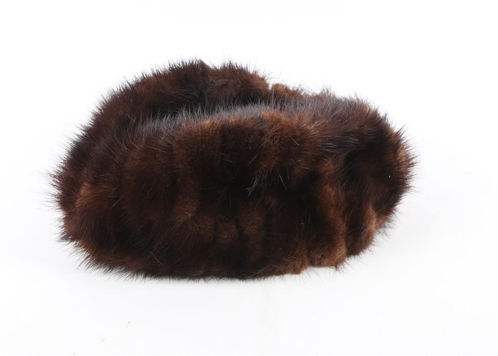 Fur Cloche Hats and Collar