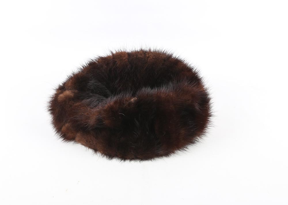 Fur Cloche Hats and Collar