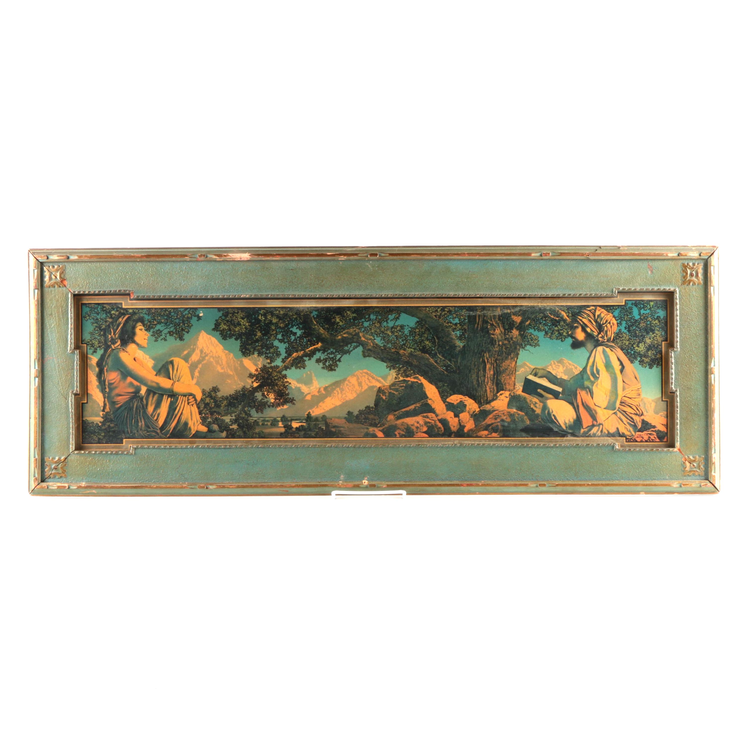 Offset Lithograph After Maxfield Parrish's "The Rubaiyat"