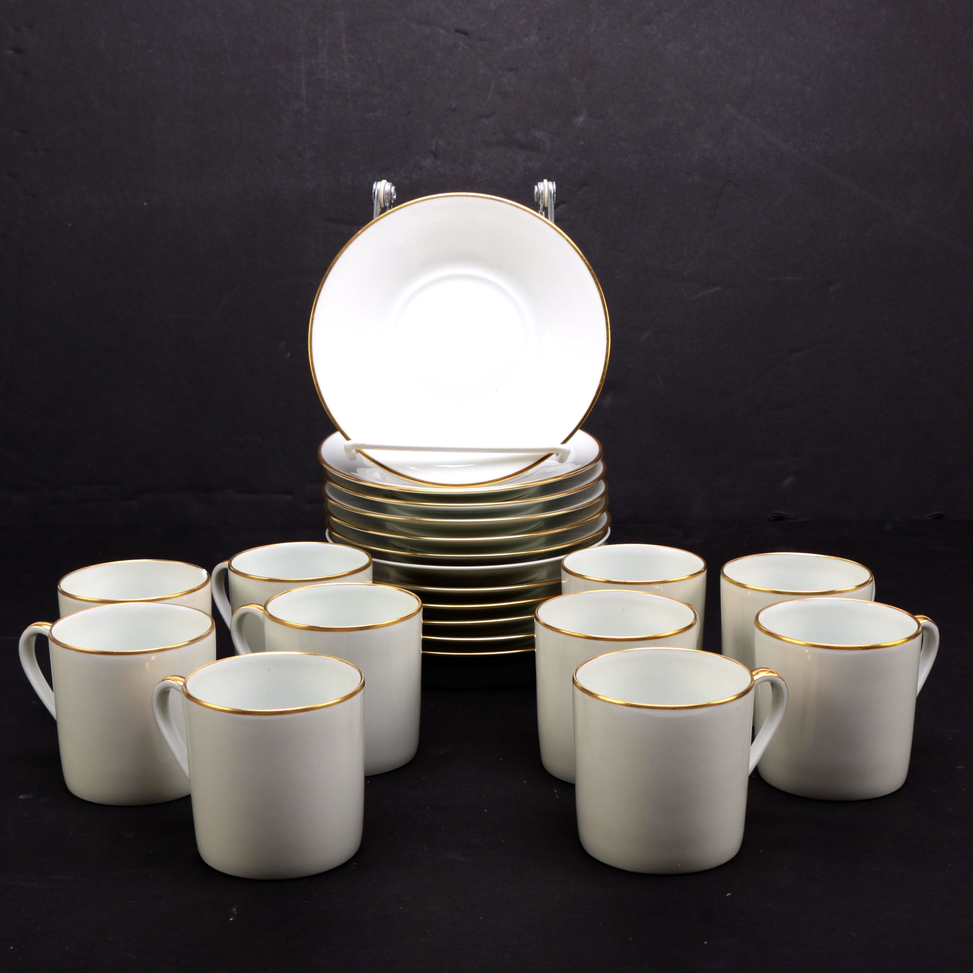 A. Vignaud Limoges Cups and Saucers