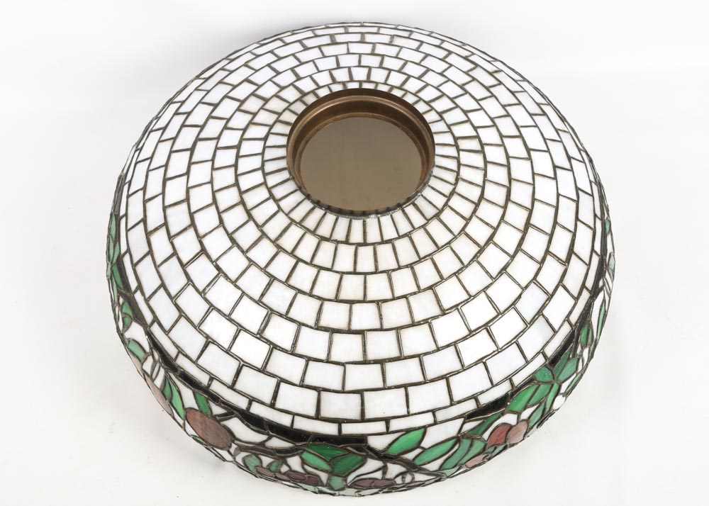 Art Nouveau Tiffany Style Leaded Glass Lamp Shade