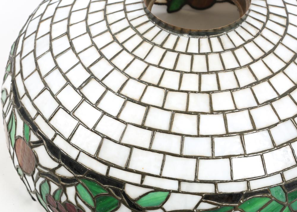 Art Nouveau Tiffany Style Leaded Glass Lamp Shade