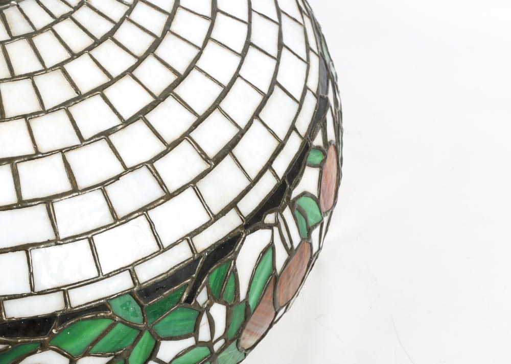 Art Nouveau Tiffany Style Leaded Glass Lamp Shade
