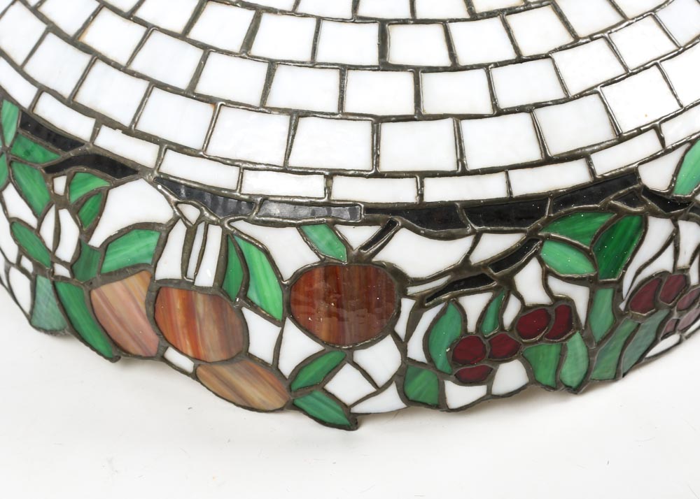 Art Nouveau Tiffany Style Leaded Glass Lamp Shade