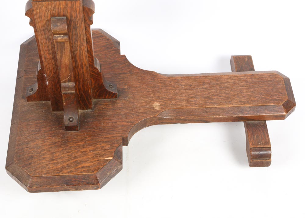 Antique Oak Victorian Hospital Tray Stand