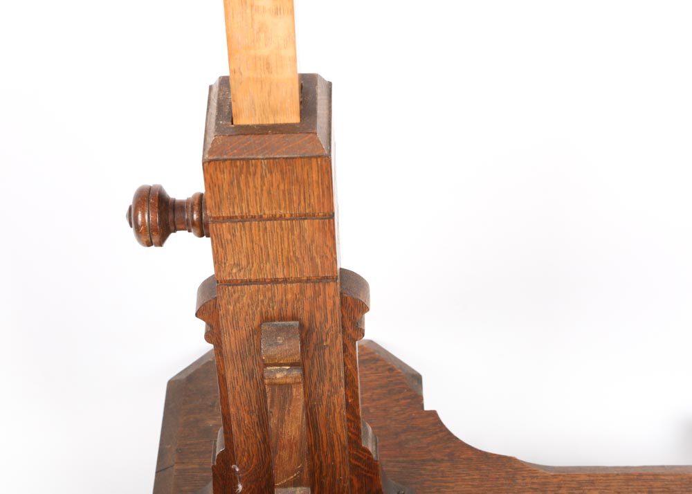 Antique Oak Victorian Hospital Tray Stand