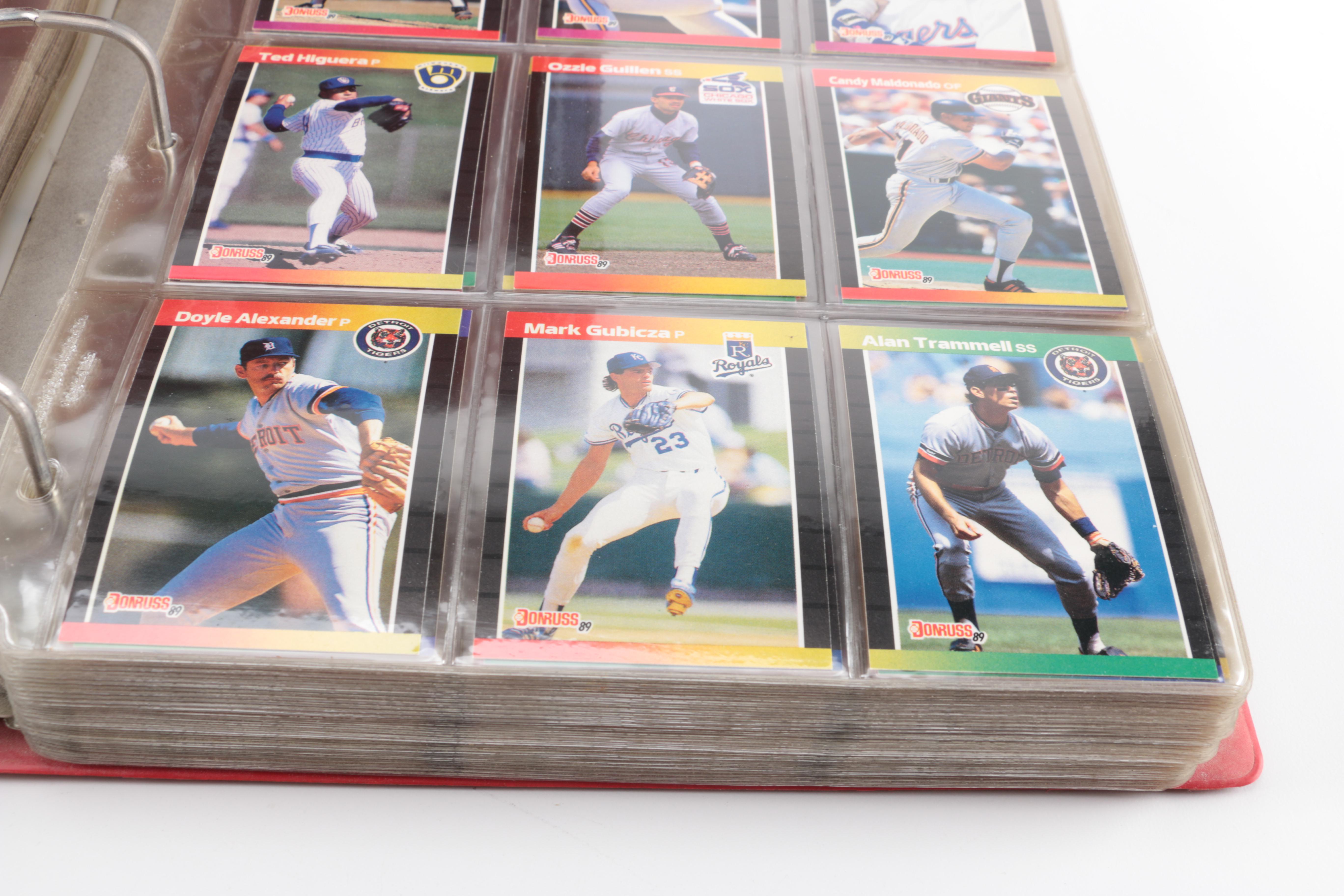 Baseball Card Album Pair