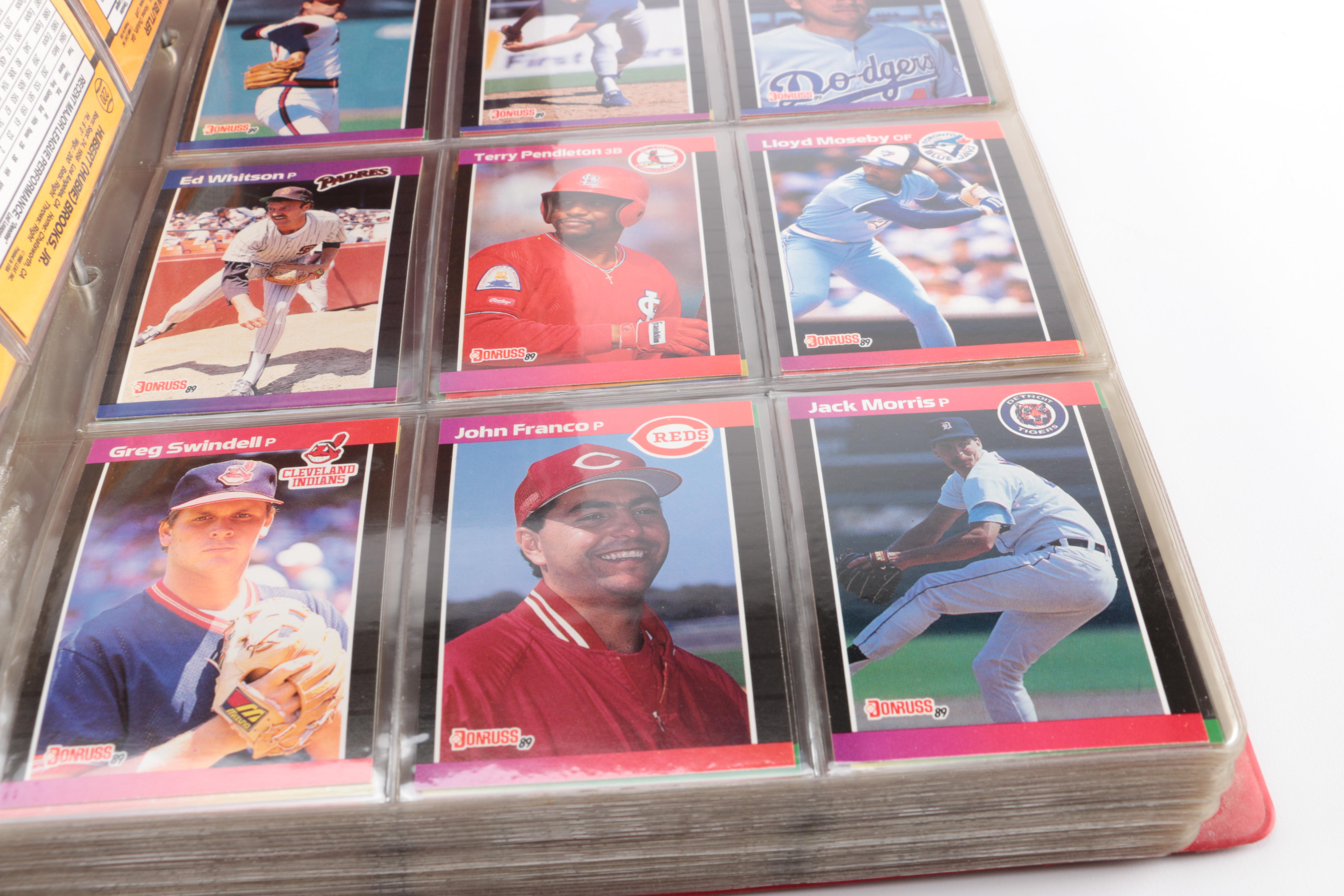 Baseball Card Album Pair