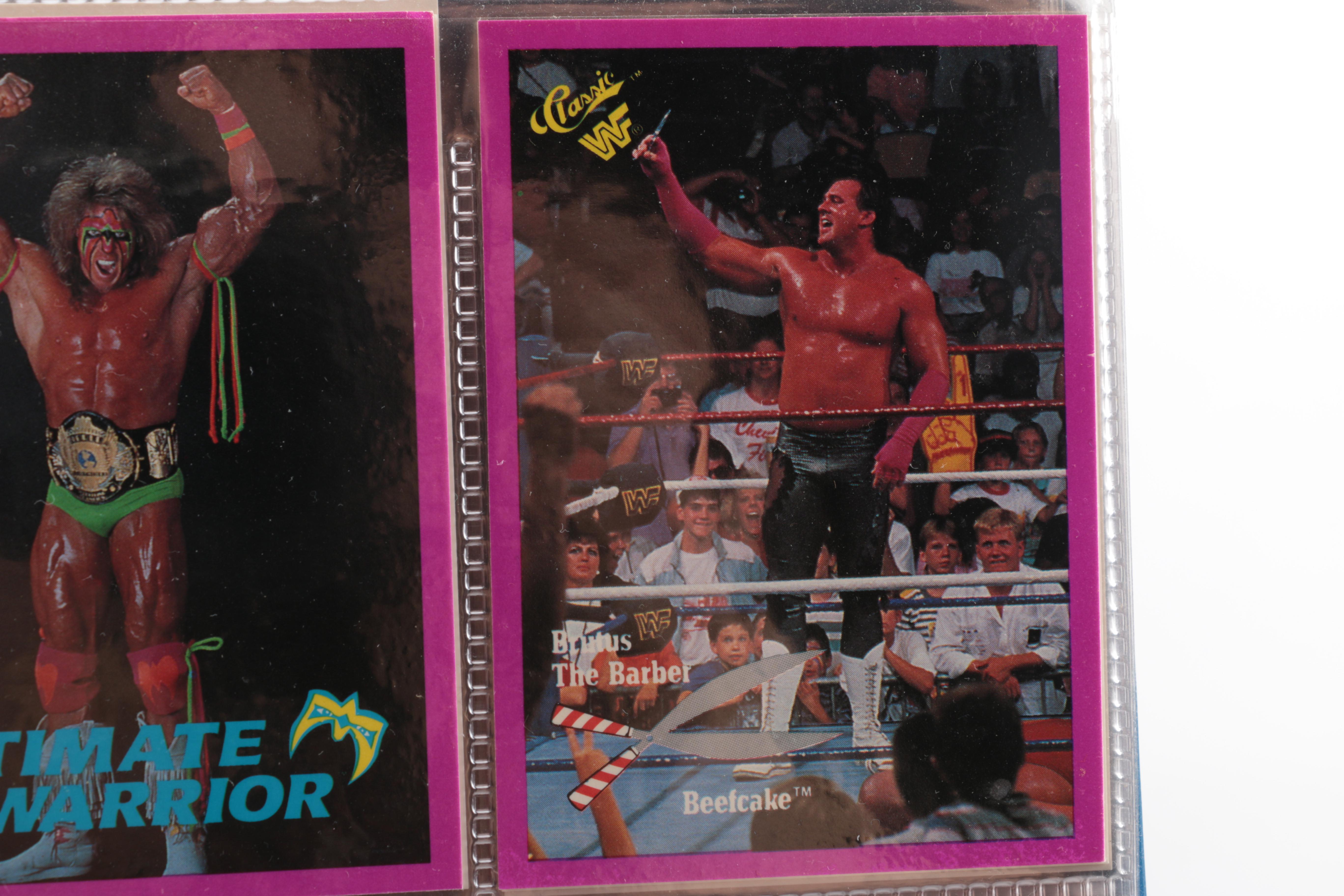 Vintage WWF and WCW Wrestling Cards