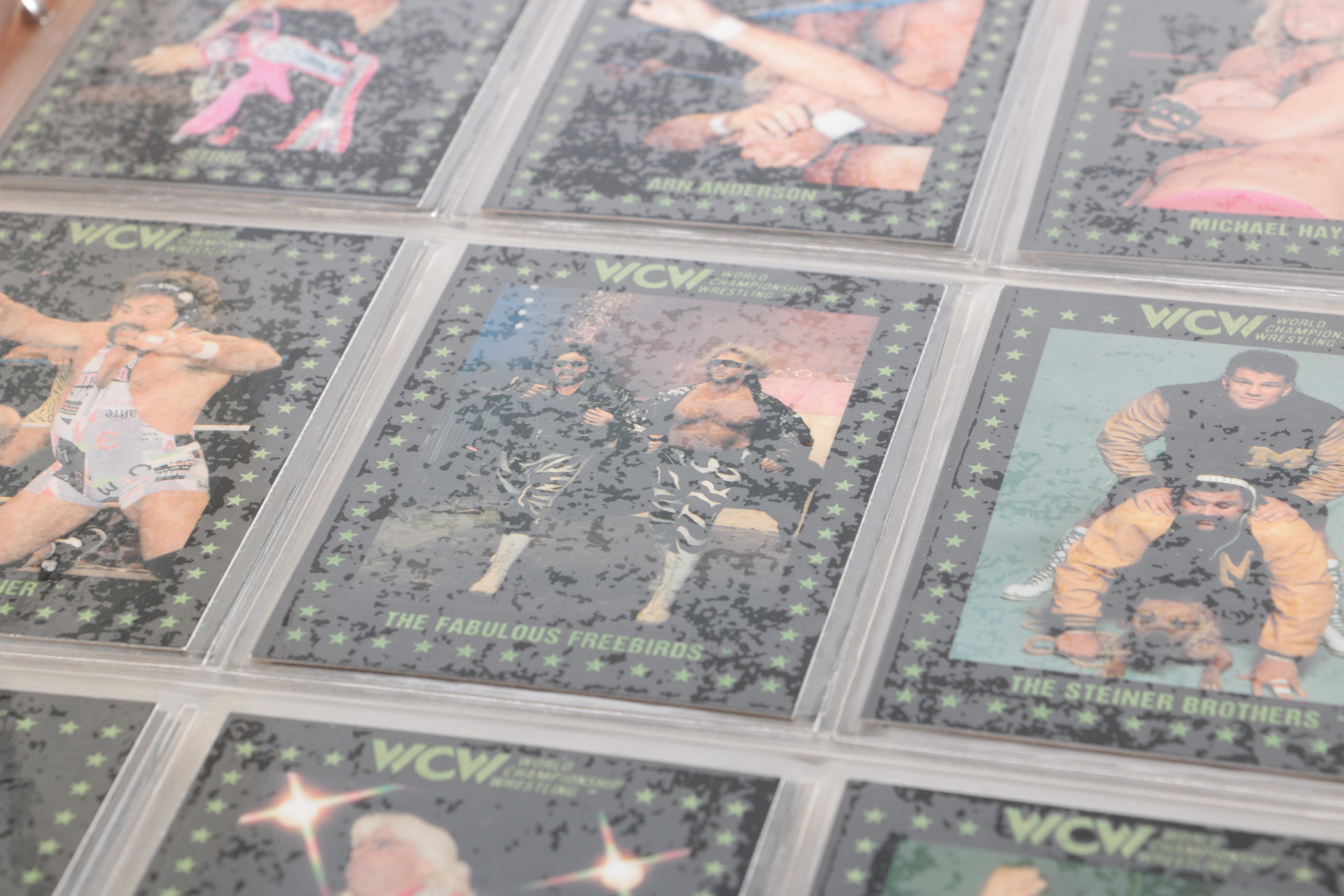 Vintage WWF and WCW Wrestling Cards