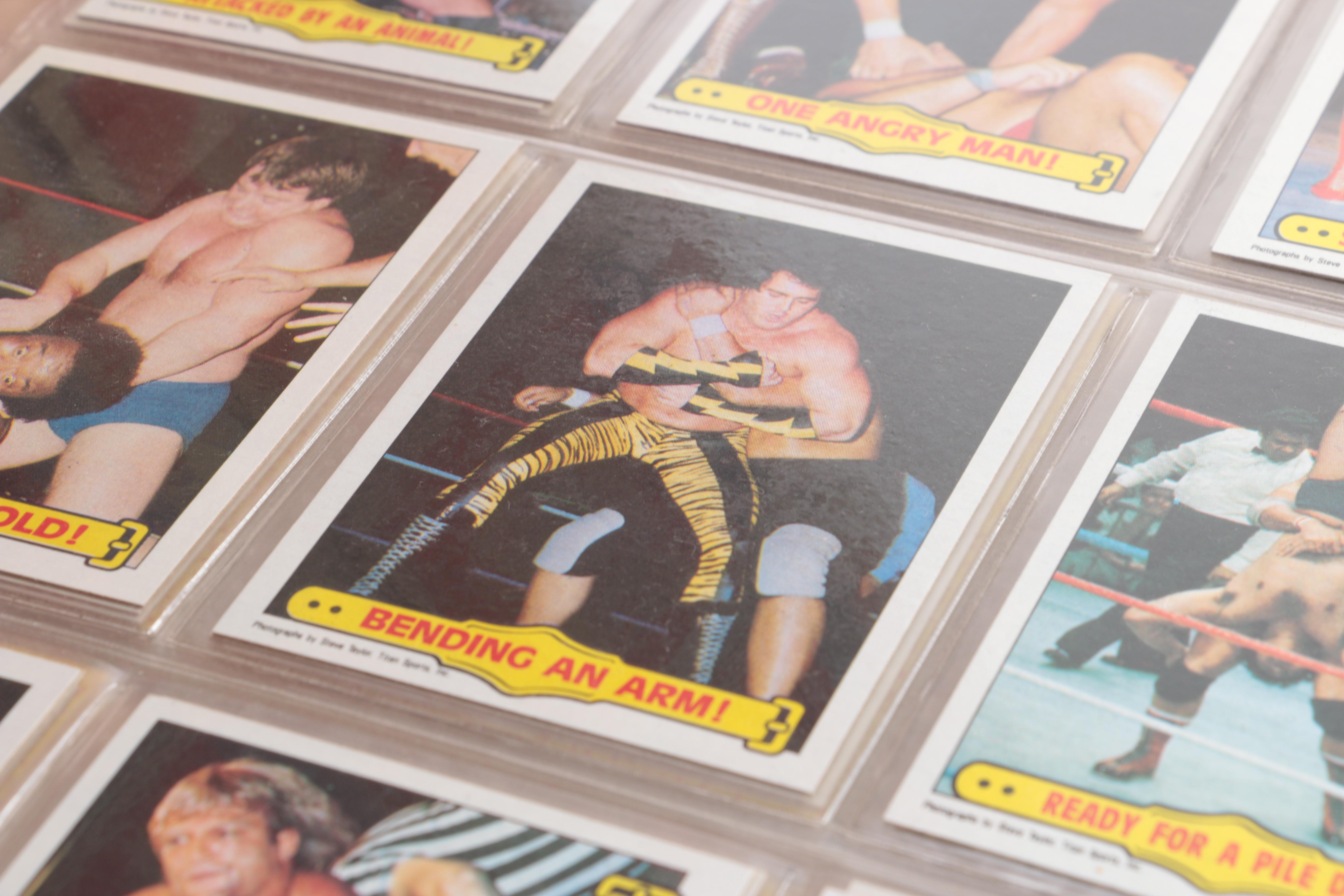 Vintage WWF and WCW Wrestling Cards