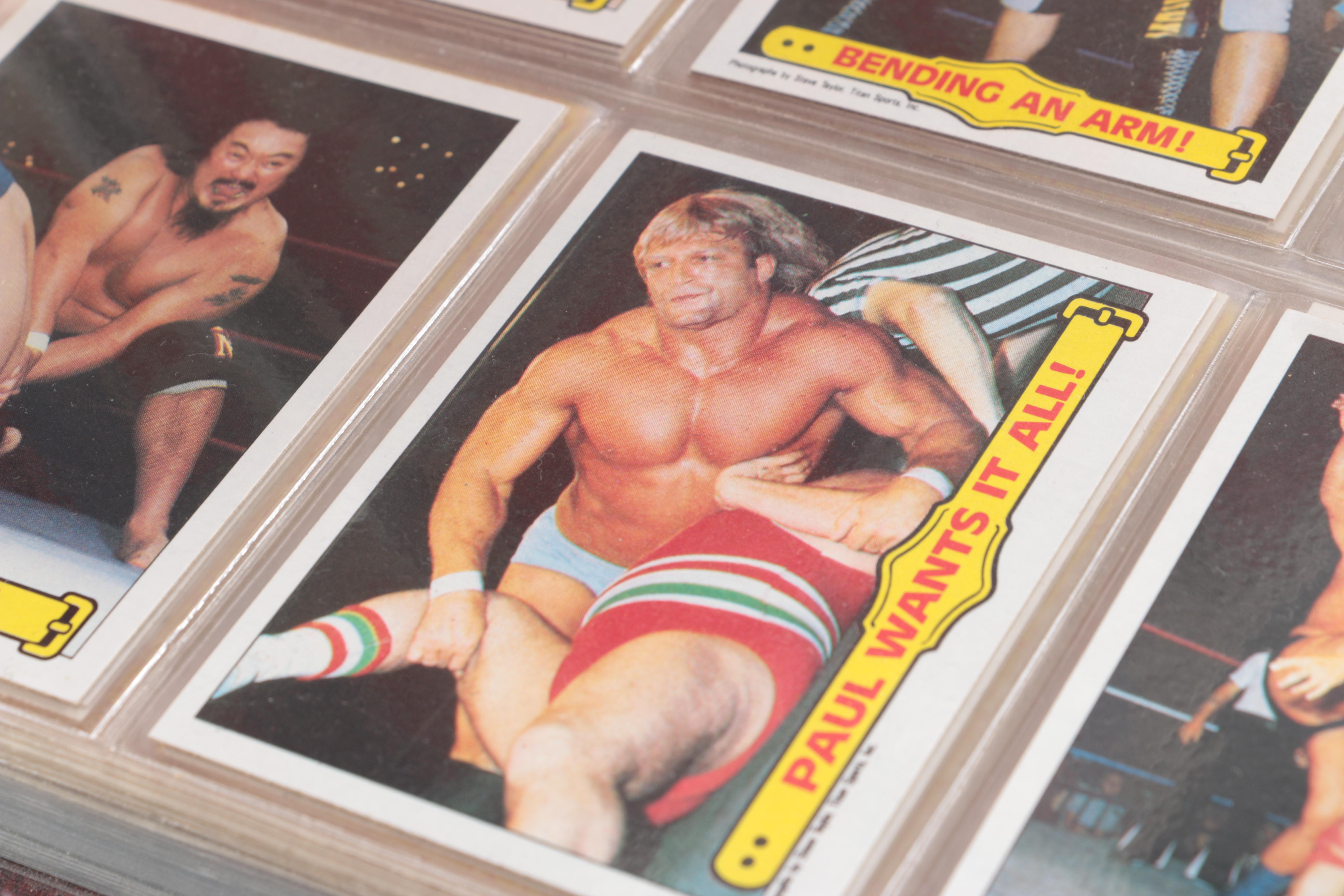 Vintage WWF and WCW Wrestling Cards