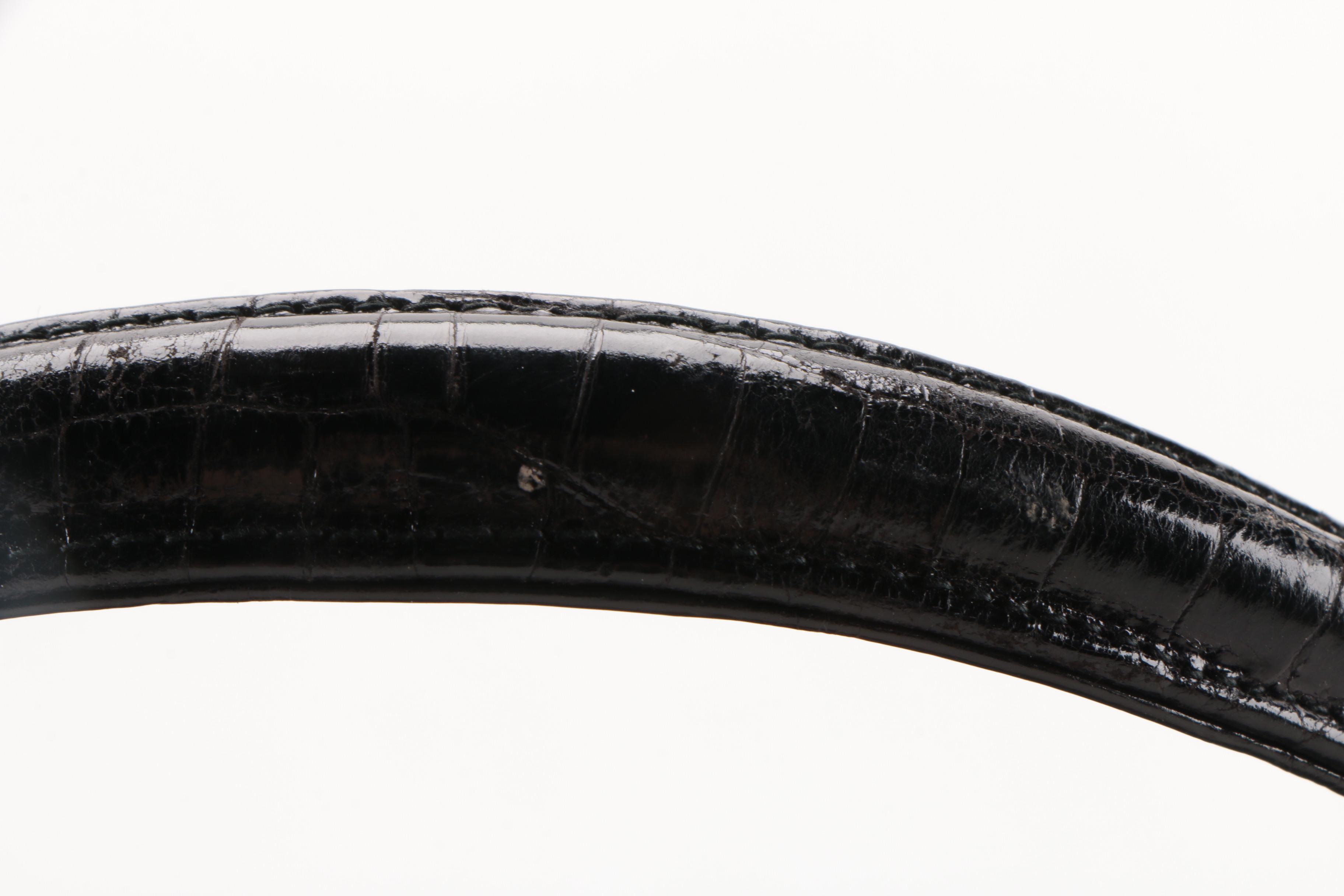 Bianchi e Nardi Black Crocodile Handbag